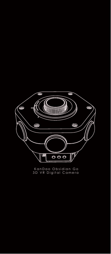   KanDao Obsidian Go 3D VR Digital Camera 