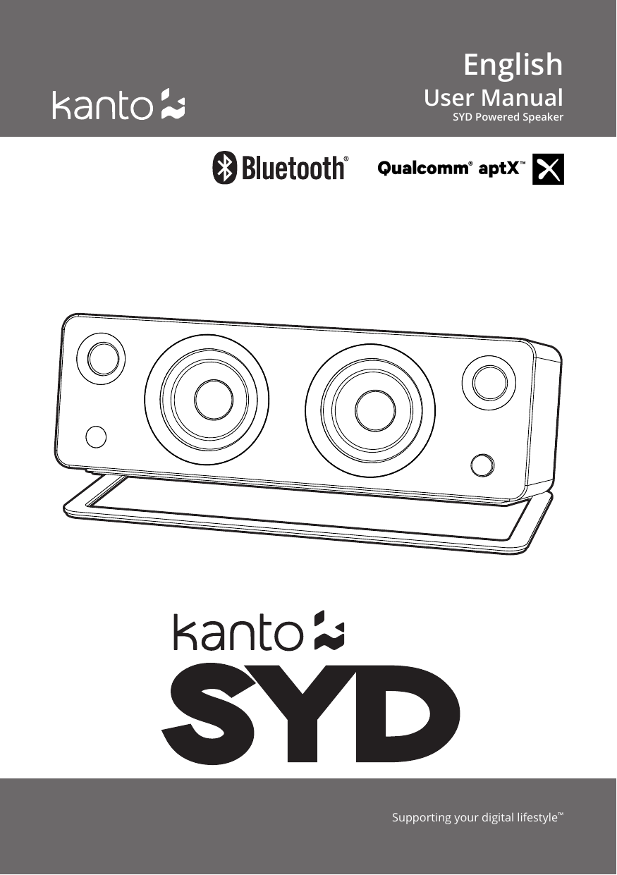 User ManualSYD Powered SpeakerSupporting your digital lifestyle™English