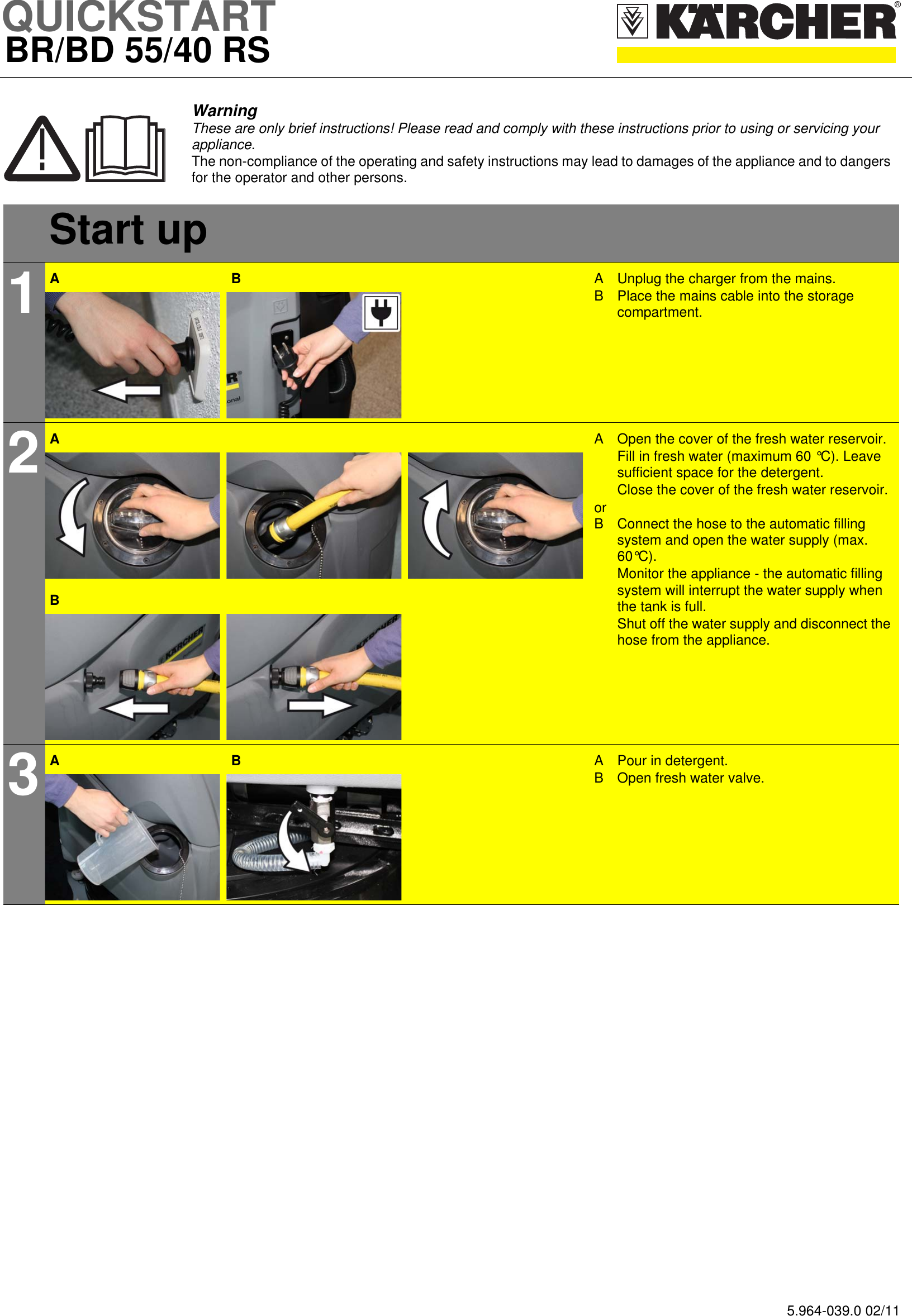 Page 1 of 7 - Karcher Karcher-40-Rs-Bp-Pack-1-006-129-0-Quick-Start-Guide OBJ_DOKU-83887-001