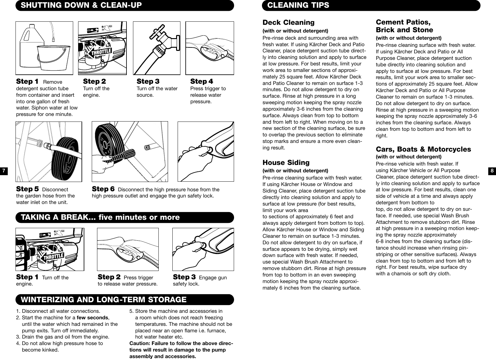 Karcher G 2300 Lt 2301 K Users Manual K2301 Washer