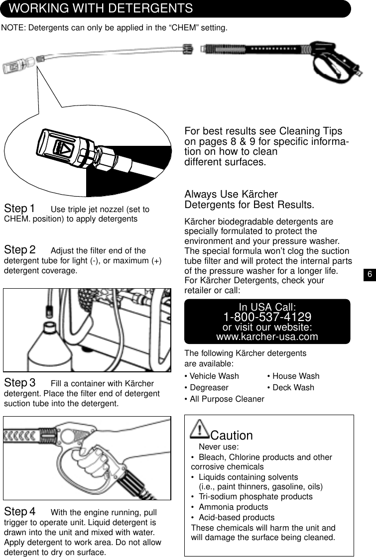 Karcher G 2400 Hh K Users Manual