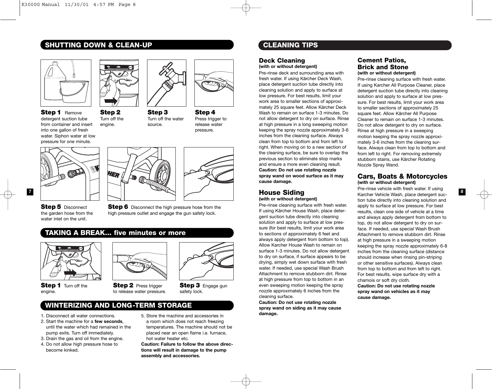 Page 5 of 7 - Karcher Karcher-K-3000-G-Users-Manual- K3000G Manual  Karcher-k-3000-g-users-manual