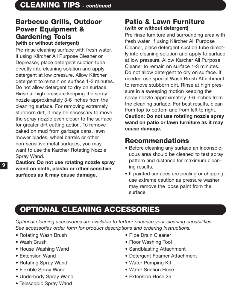 Page 10 of 12 - Karcher Karcher-K4400G-Users-Manual- K4000G Manual-1  Karcher-k4400g-users-manual