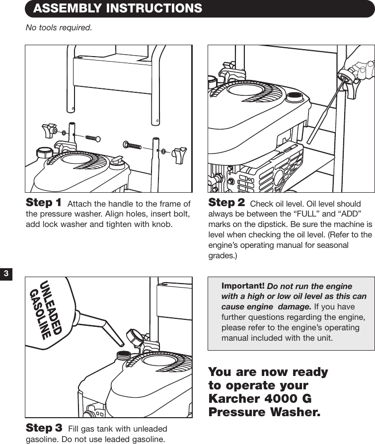 Page 4 of 12 - Karcher Karcher-K4400G-Users-Manual- K4000G Manual-1  Karcher-k4400g-users-manual