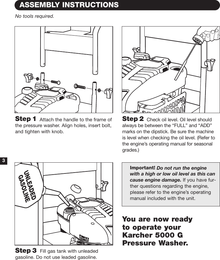 Page 4 of 12 - Karcher Karcher-K-5000-G-Users-Manual- K5000G Manual-4  Karcher-k-5000-g-users-manual