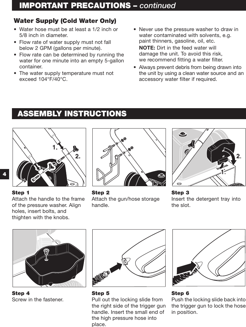 Page 4 of 12 - Karcher Karcher-K-6-55-M-Users-Manual- 5960-854us  Karcher-k-6-55-m-users-manual
