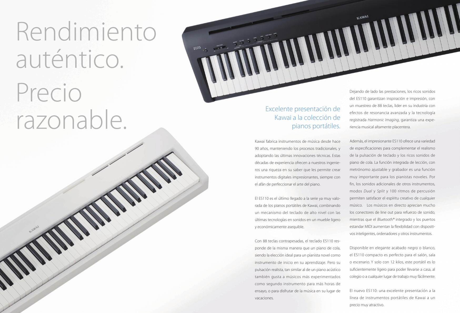 Page 2 of 5 - Kawai ES110 Brochure (Español) SP