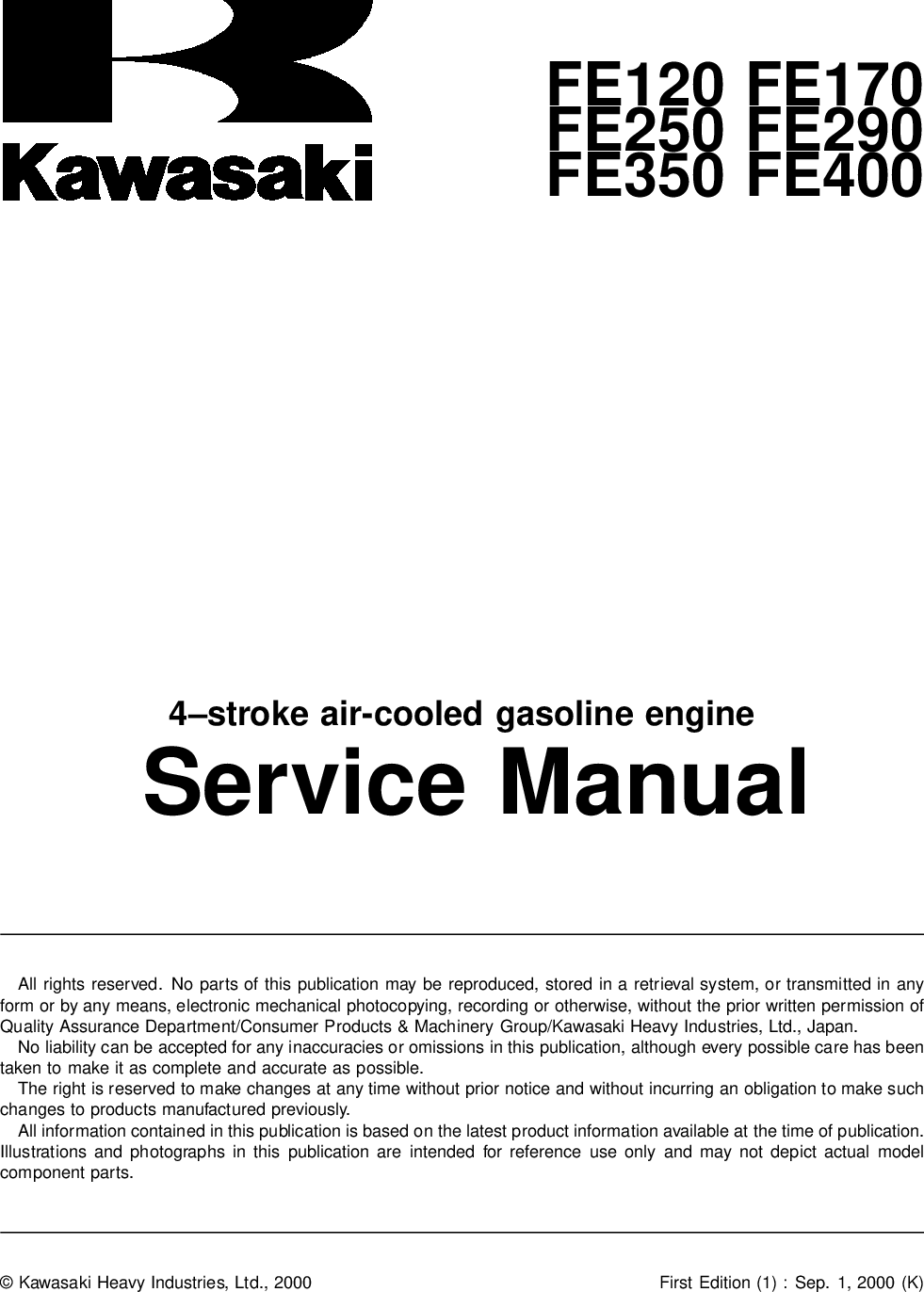Kawasaki FE290 User Manual To The E7933203 045b 4f54 b9ce 8c1cca4d5bd1