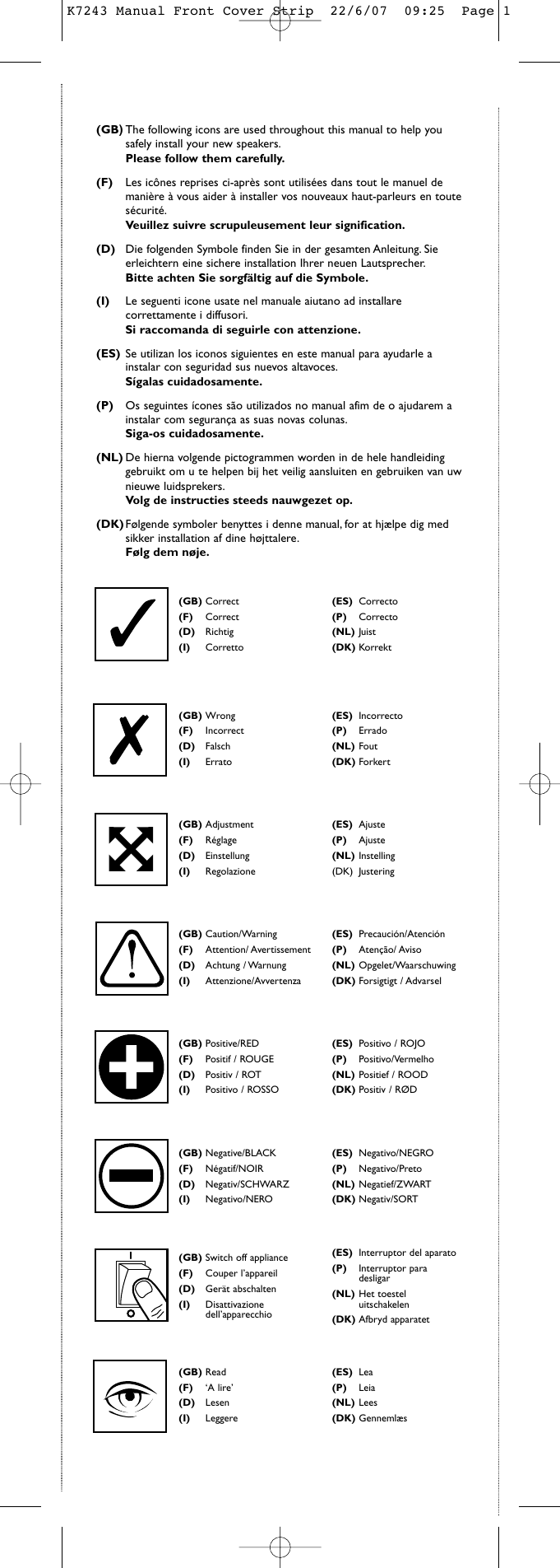 Page 3 of 10 - Kef-Audio Kef-Audio-Kef-Audio-Speaker-Xq10-Users-Manual- K7154 XQ Manual  Kef-audio-kef-audio-speaker-xq10-users-manual