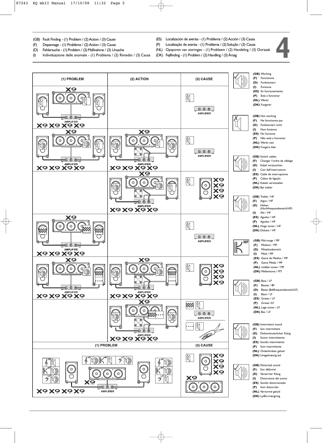 Page 9 of 10 - Kef-Audio Kef-Audio-Kef-Audio-Speaker-Xq10-Users-Manual- K7154 XQ Manual  Kef-audio-kef-audio-speaker-xq10-users-manual