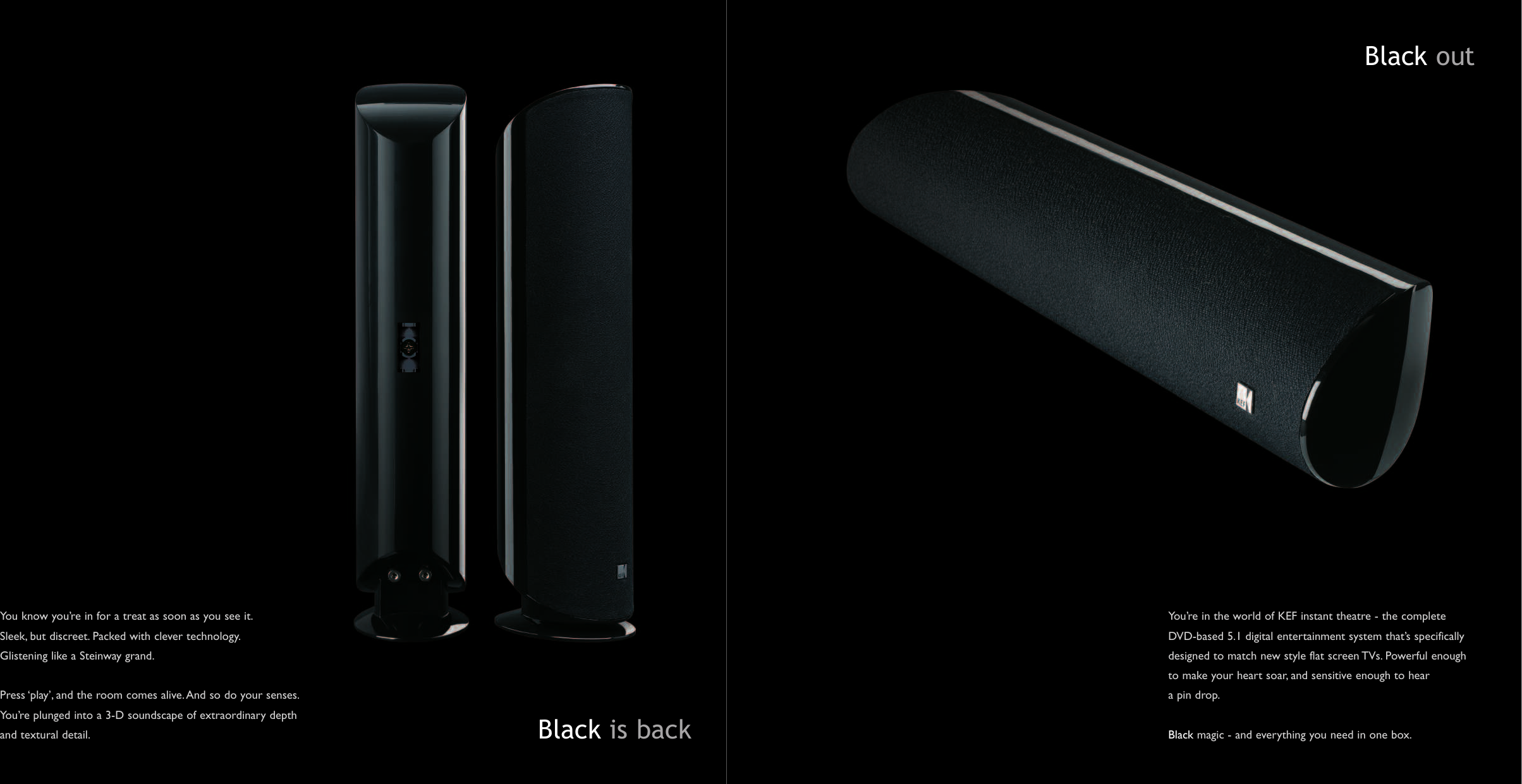 Page 2 of 8 - Kef-Audio Kef-Audio-Kef-Instant-Theatre-Kit200-Users-Manual- K1210_KIT_Brochure_EG  Kef-audio-kef-instant-theatre-kit200-users-manual