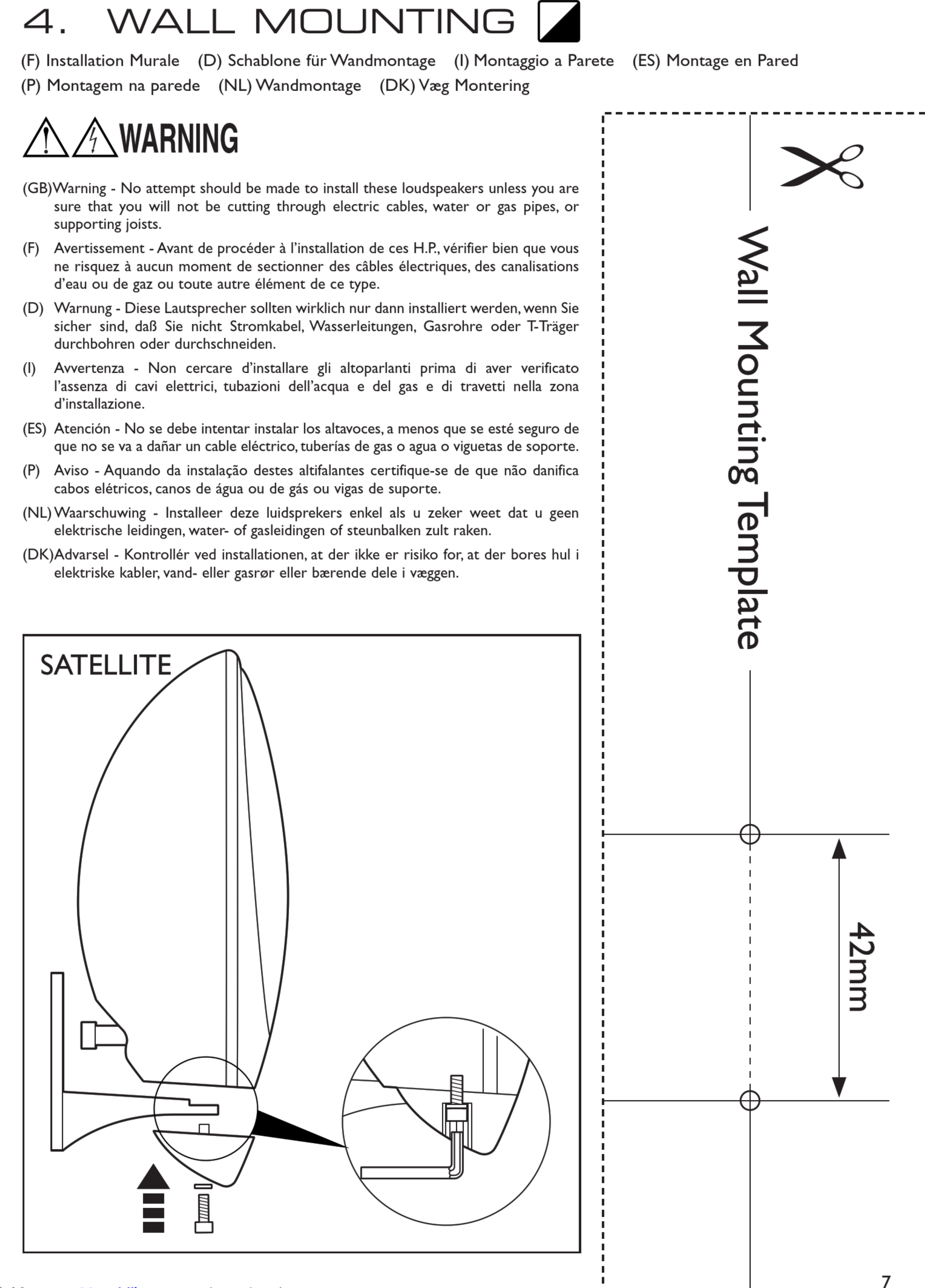 Page 11 of 12 - Kef Kef-1000-Series-Kht1005-2-Installation-Manual- Kef-1000-series-kht1005-2-installation-manual-1002699  Kef-1000-series-kht1005-2-installation-manual