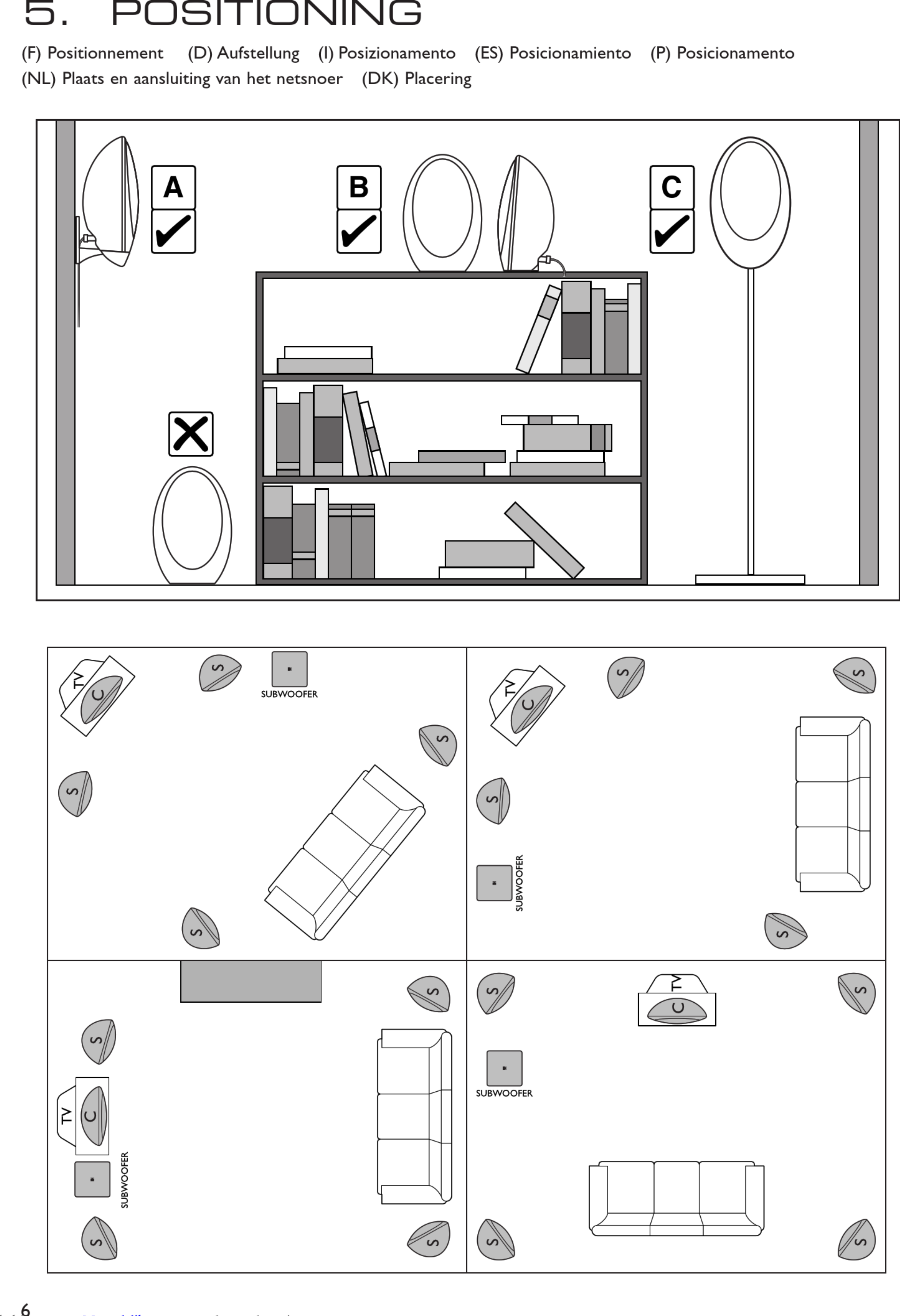 Page 7 of 12 - Kef Kef-1000-Series-Kht1005-2-Installation-Manual- Kef-1000-series-kht1005-2-installation-manual-1002699  Kef-1000-series-kht1005-2-installation-manual