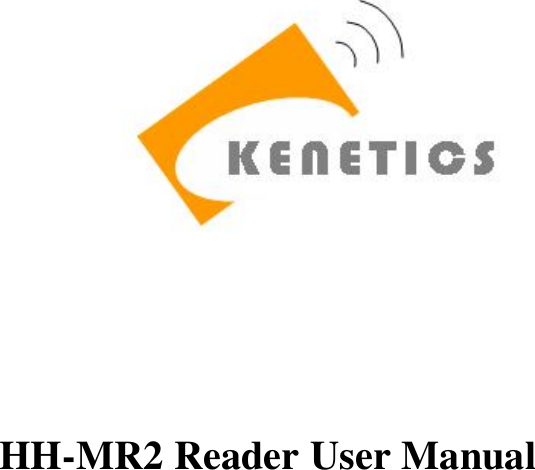        HH-MR2 Reader User Manual                         