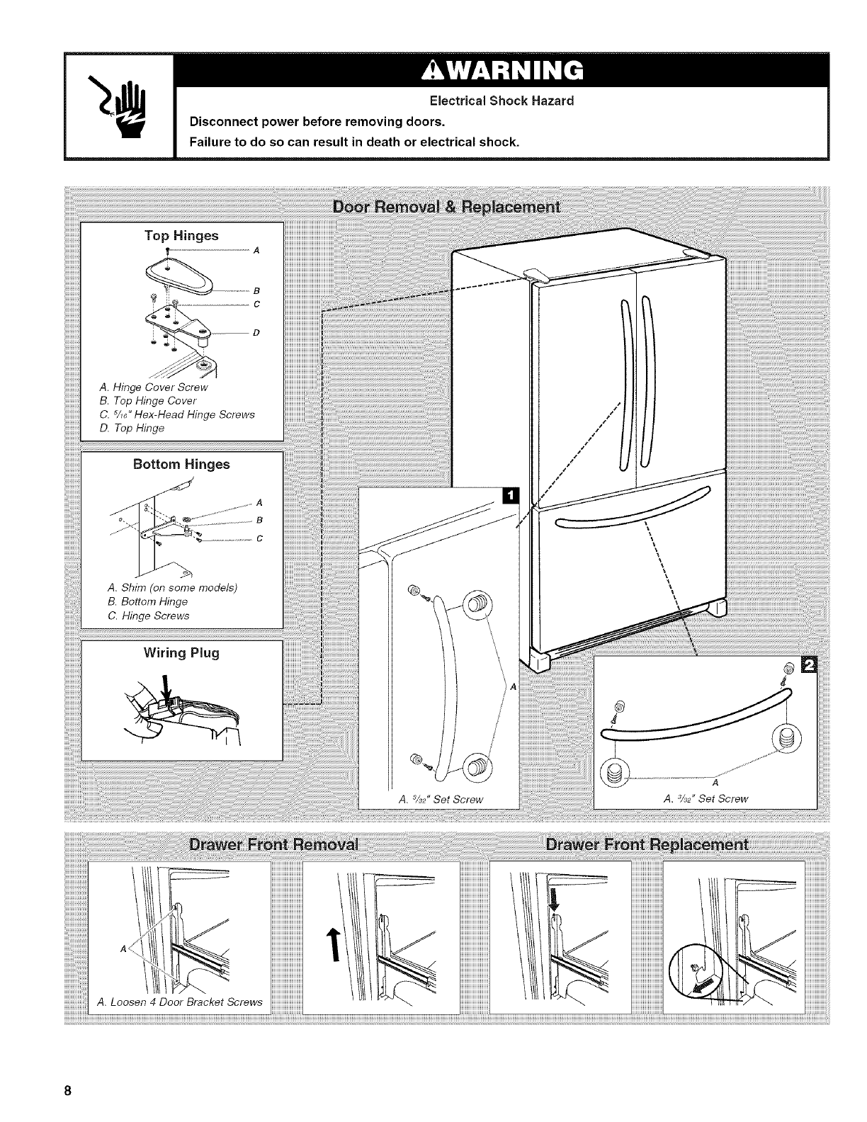 Kenmore Elite 59676572601 User Manual BOTTOM MOUNT REFRIGERATOR Manuals