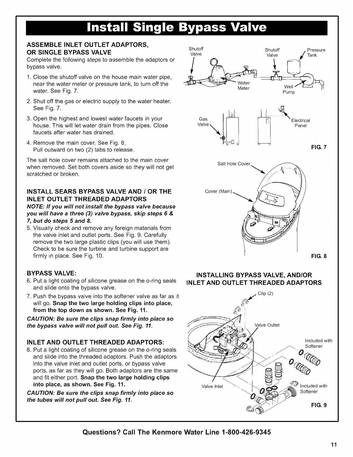 Kenmore Elite 625384260 User Manual WATER SOFTENER Manuals And Guides