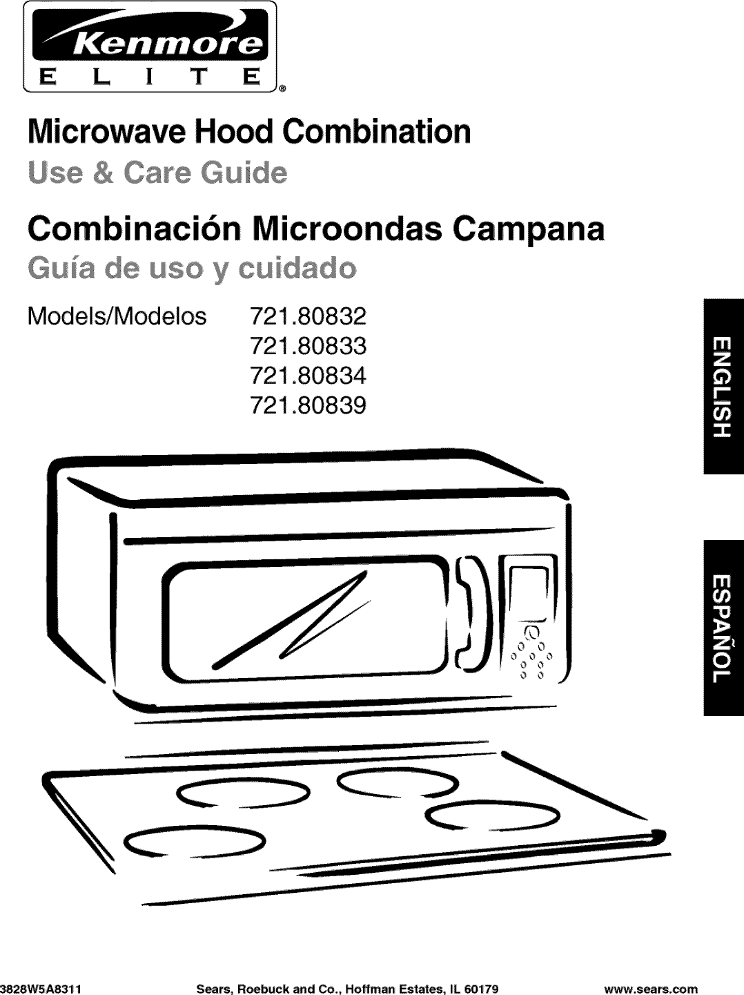 Kenmore Elite Microwave 790.80373310 Manual