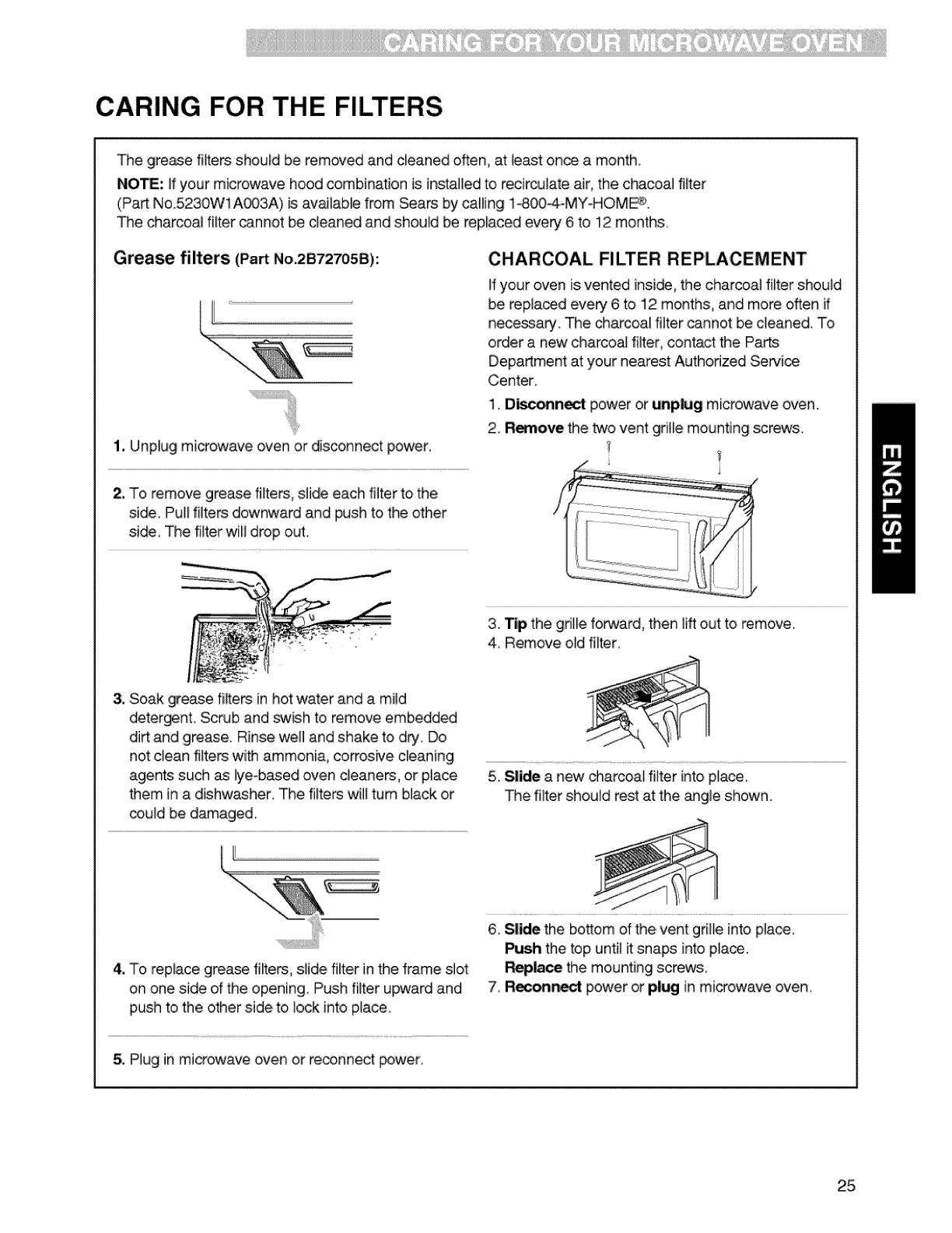 Kenmore Elite 72180832500 User Manual MICROWAVE RANGE HOOD Manuals And