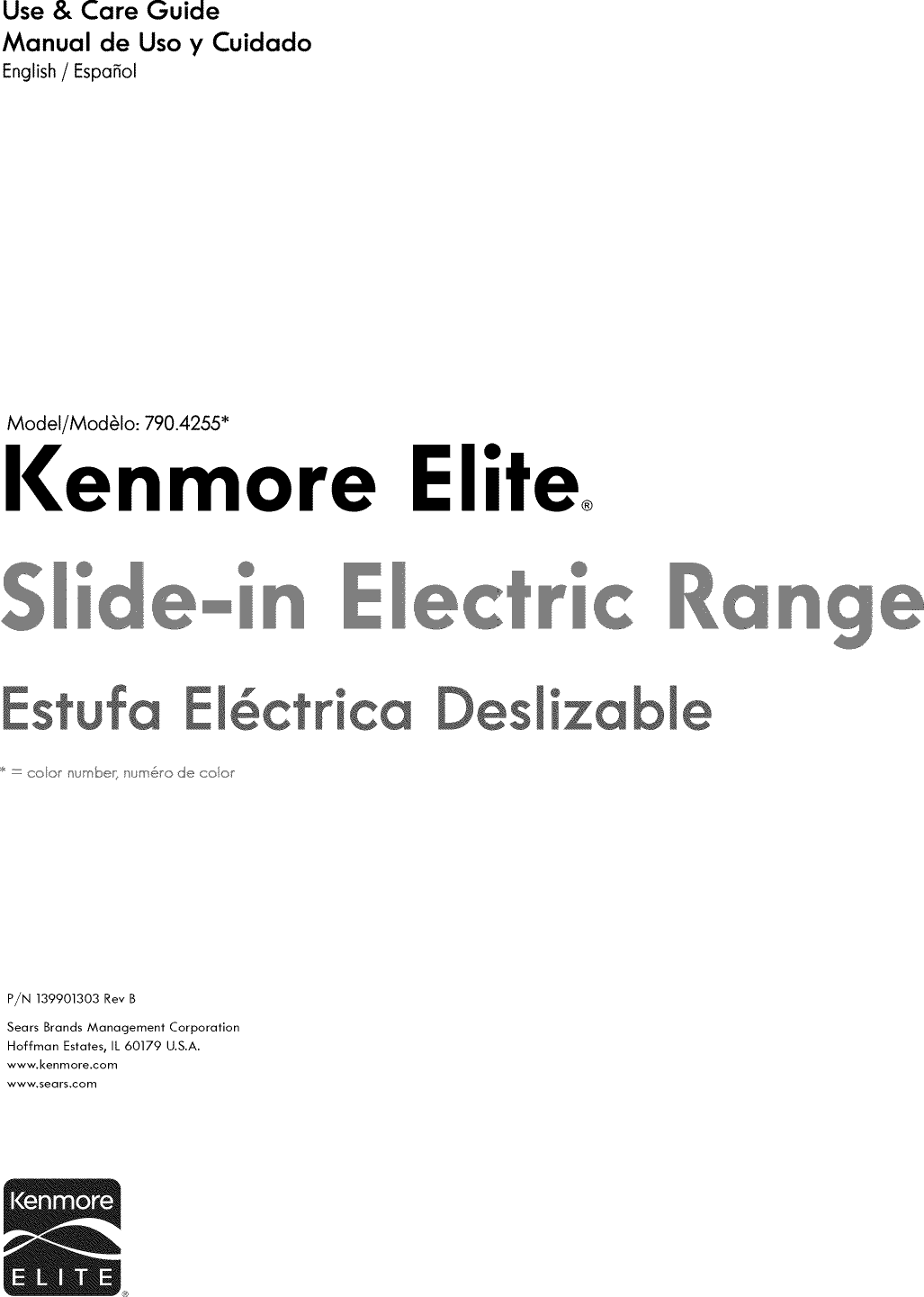 Kenmore Elite 79042553311 User Manual ELECTRIC RANGE Manuals And Guides