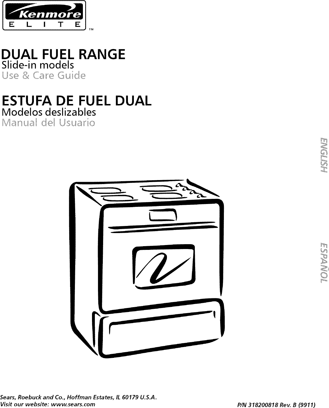 Kenmore Elite 79046812992 User Manual DUAL FUEL IN RANGE Manuals And