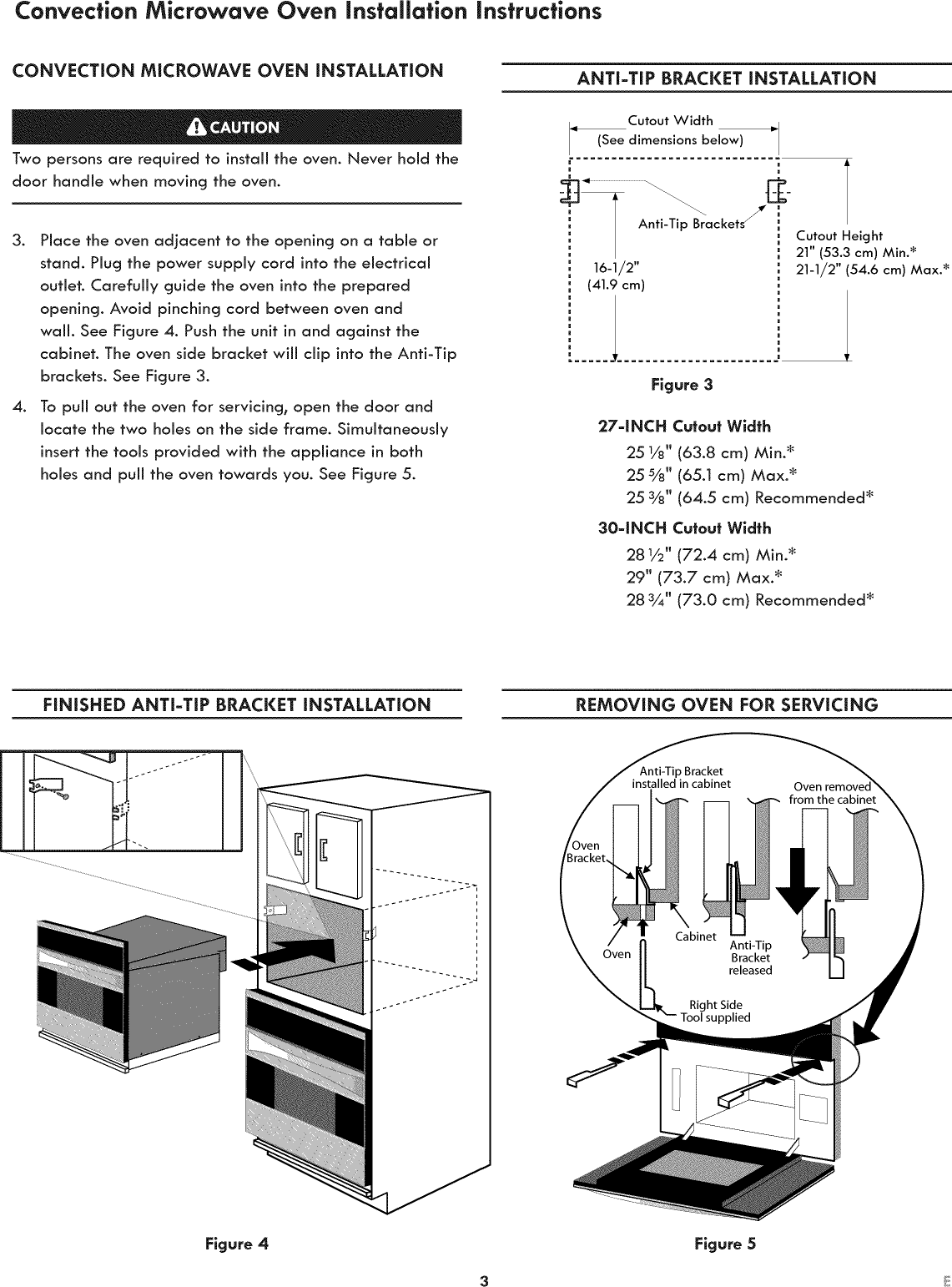 Page 3 of 4 - Kenmore Elite 79048883110 User Manual  MICROWAVE OVEN - Manuals And Guides 1109800L