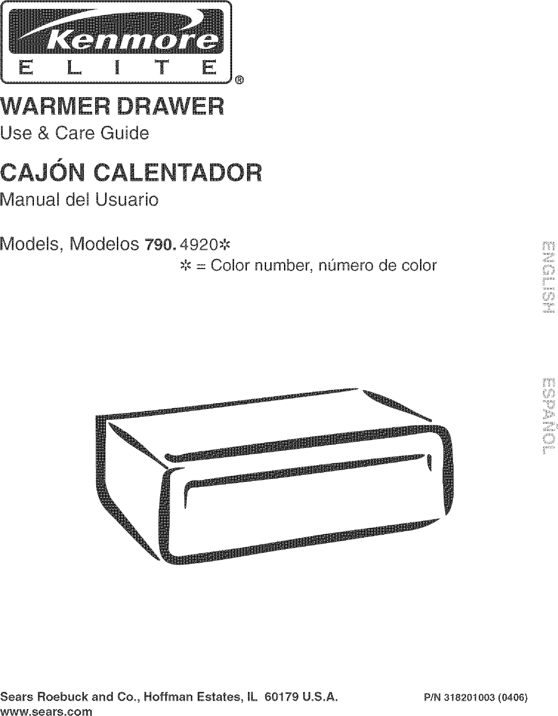 Kenmore Elite 79049202400 User Manual WARMER DRAWER Manuals And Guides