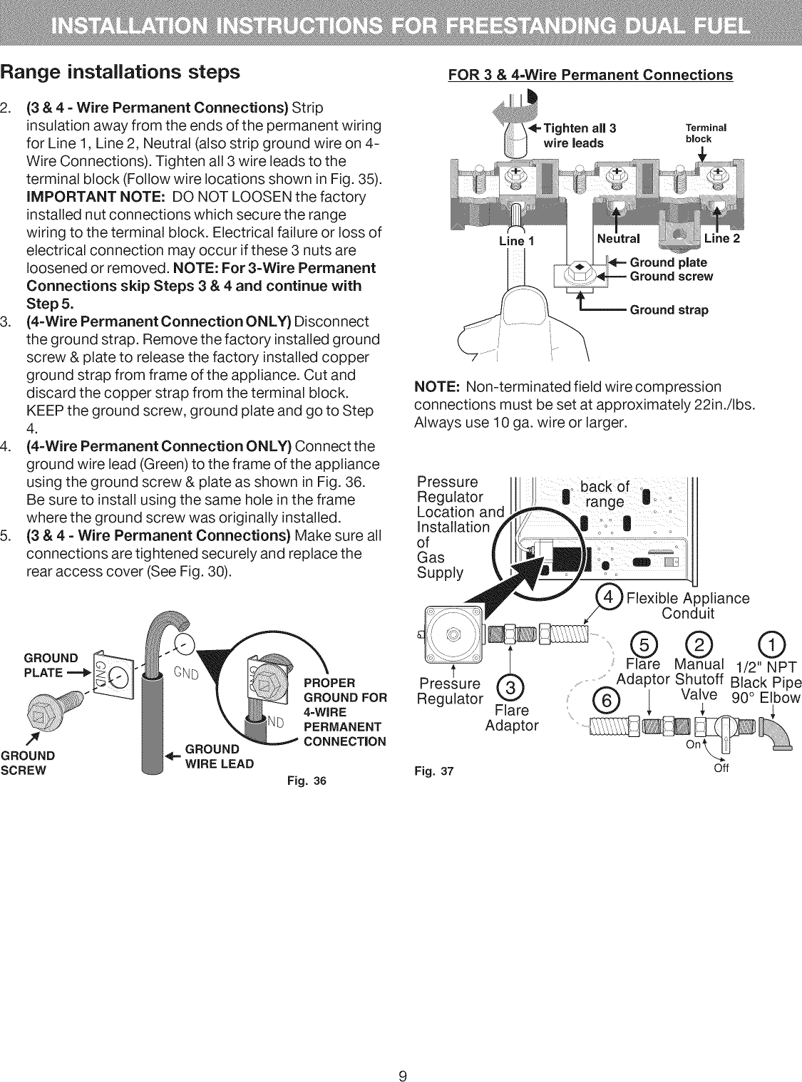 Page 9 of 12 - Kenmore Elite 79078502012 User Manual  GAS RANGE - Manuals And Guides 1010775L