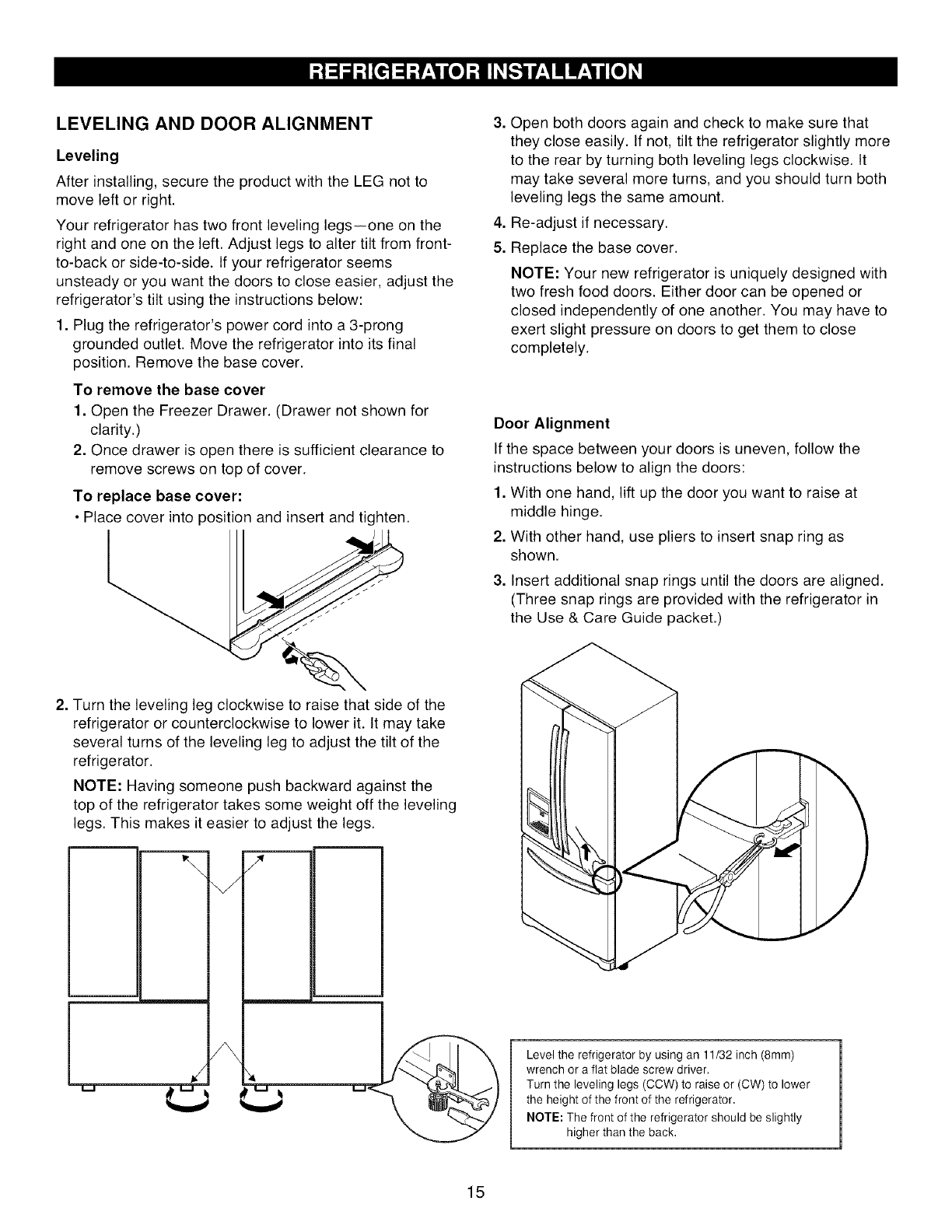 Kenmore Elite Owners Manual Refrigerator