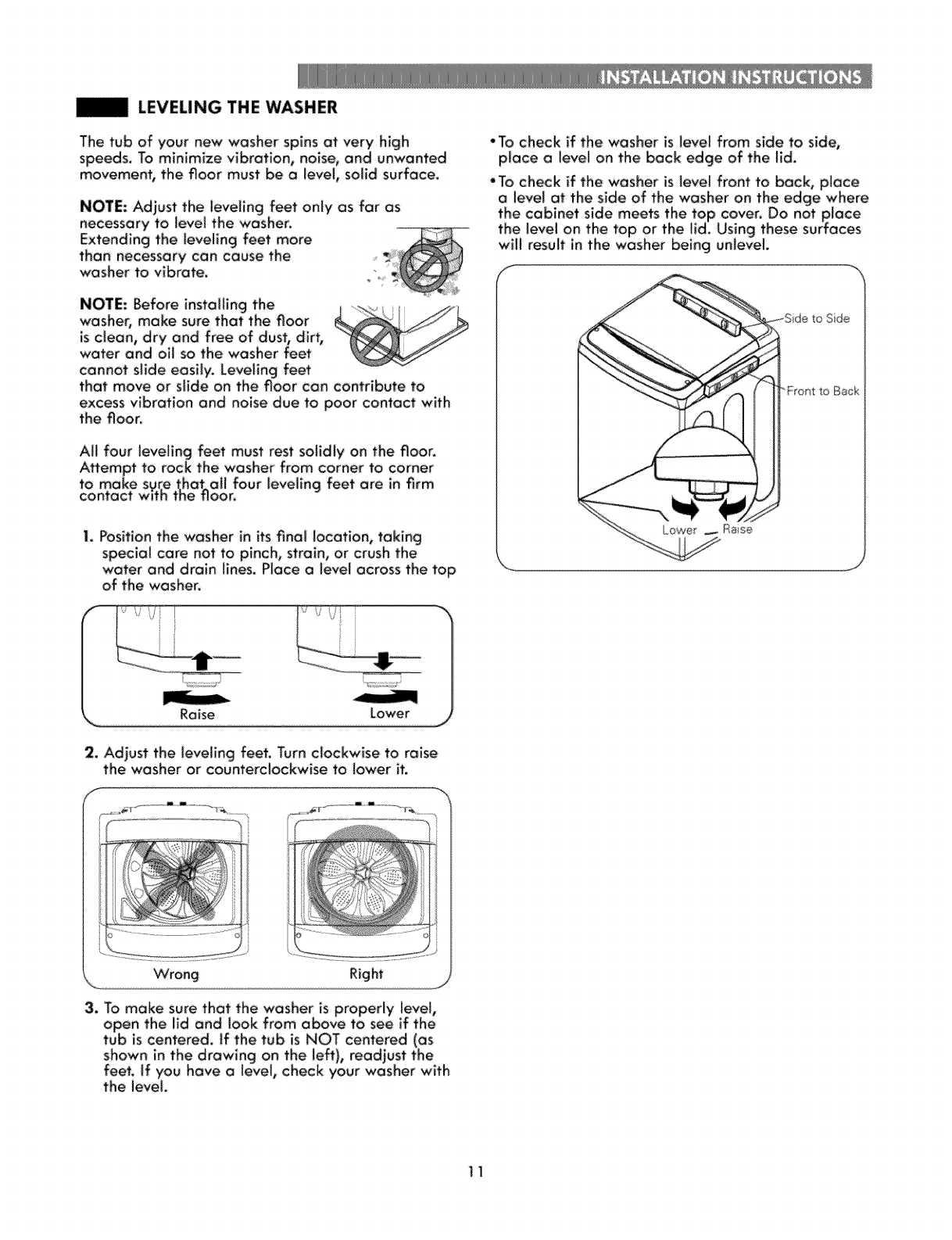 Kenmore Elite 79631462410 User Manual WASHER Manuals And Guides 1409086L