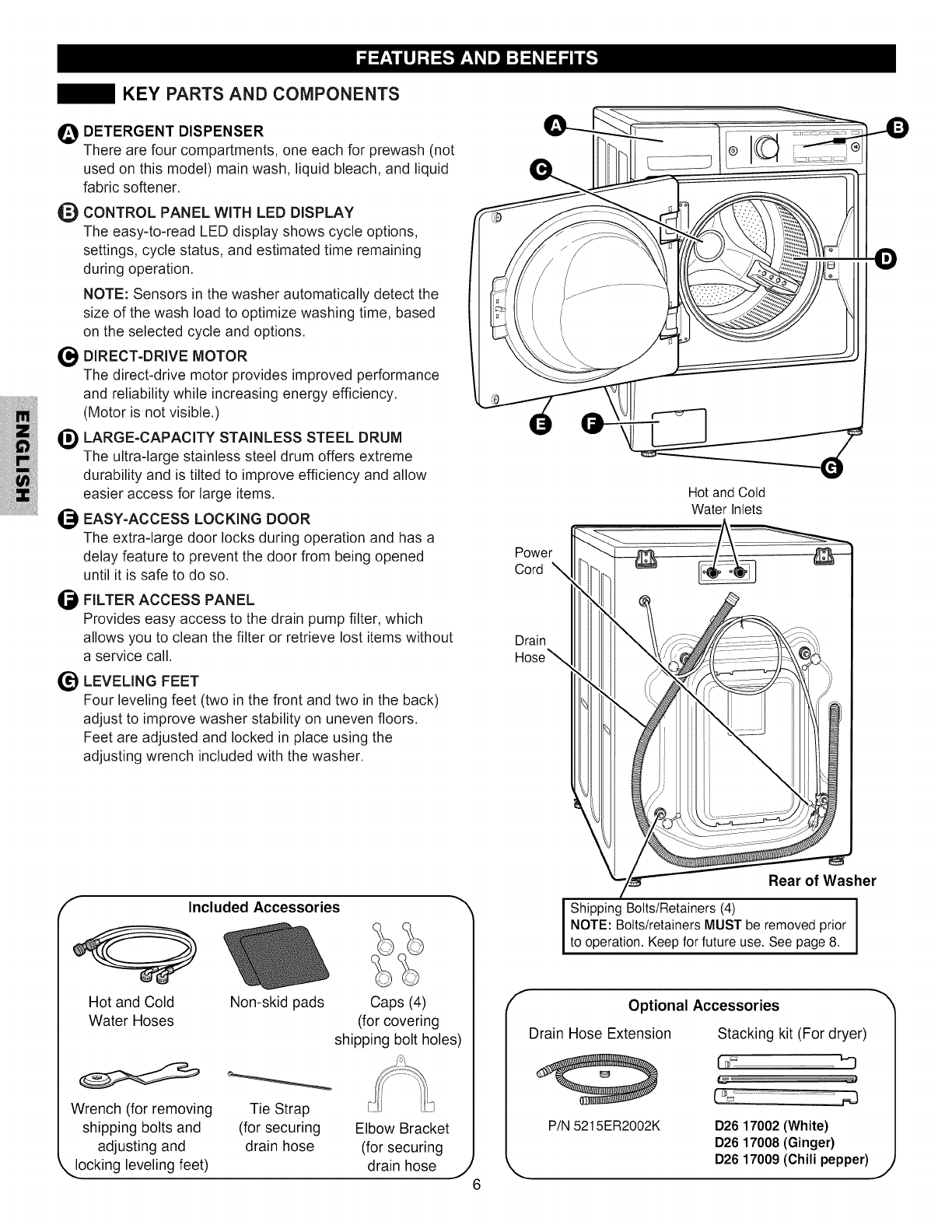 Kenmore Elite 79640512900 User Manual WASHER Manuals And Guides L0911156