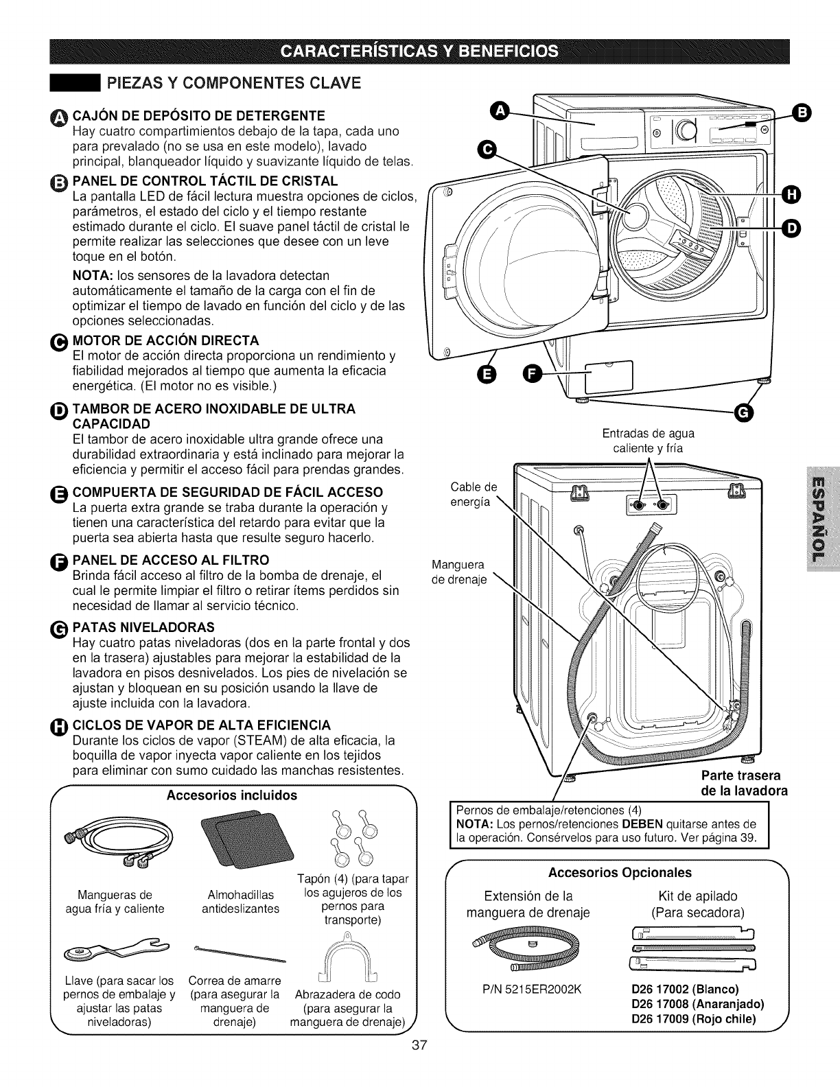 Kenmore Elite 79642192900 User Manual WASHER Manuals And Guides L0911184