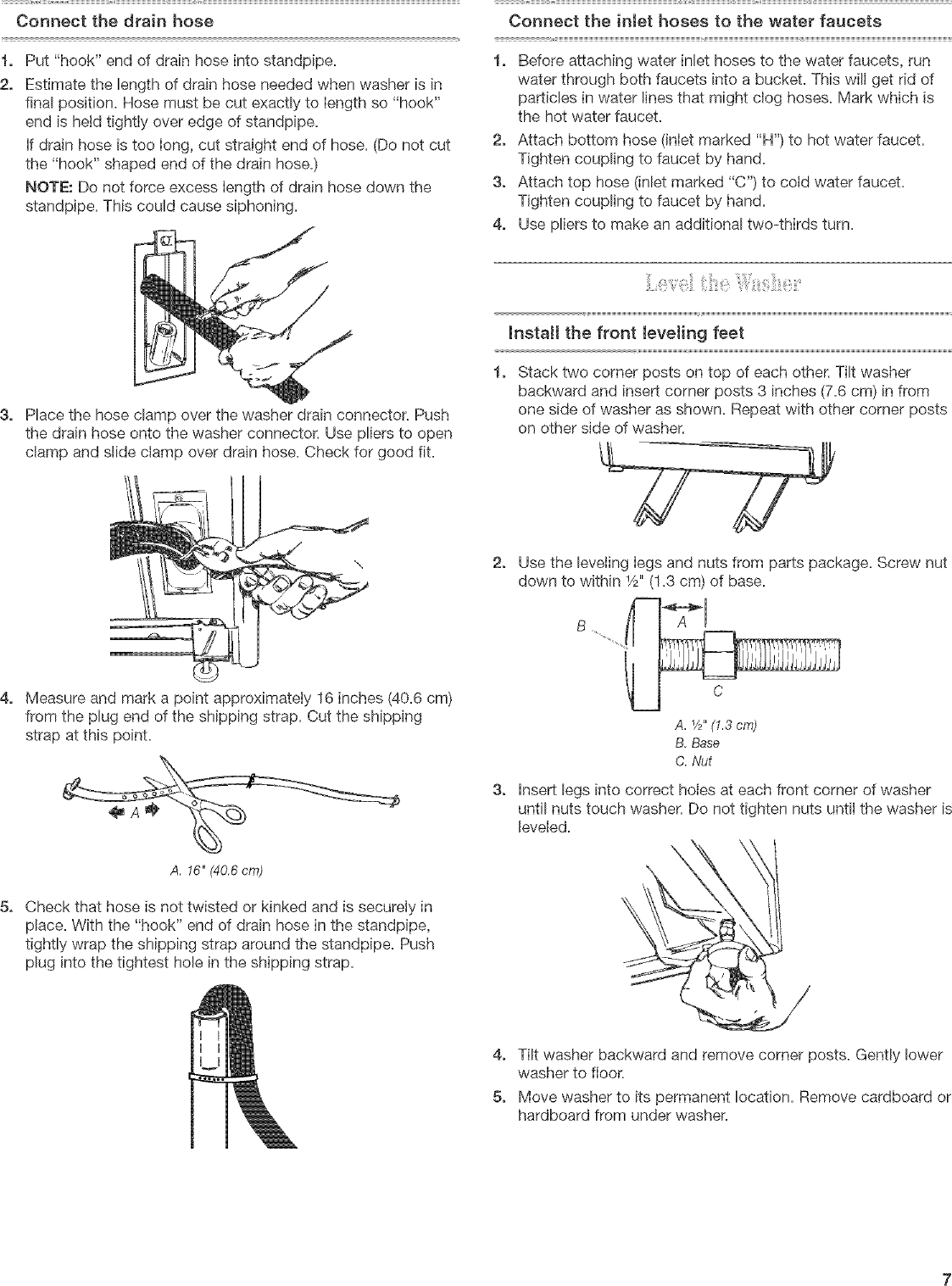 Page 7 of 12 - Kenmore 11026152500 User Manual  WASHER COMMERCIAL - Manuals And Guides L0523237