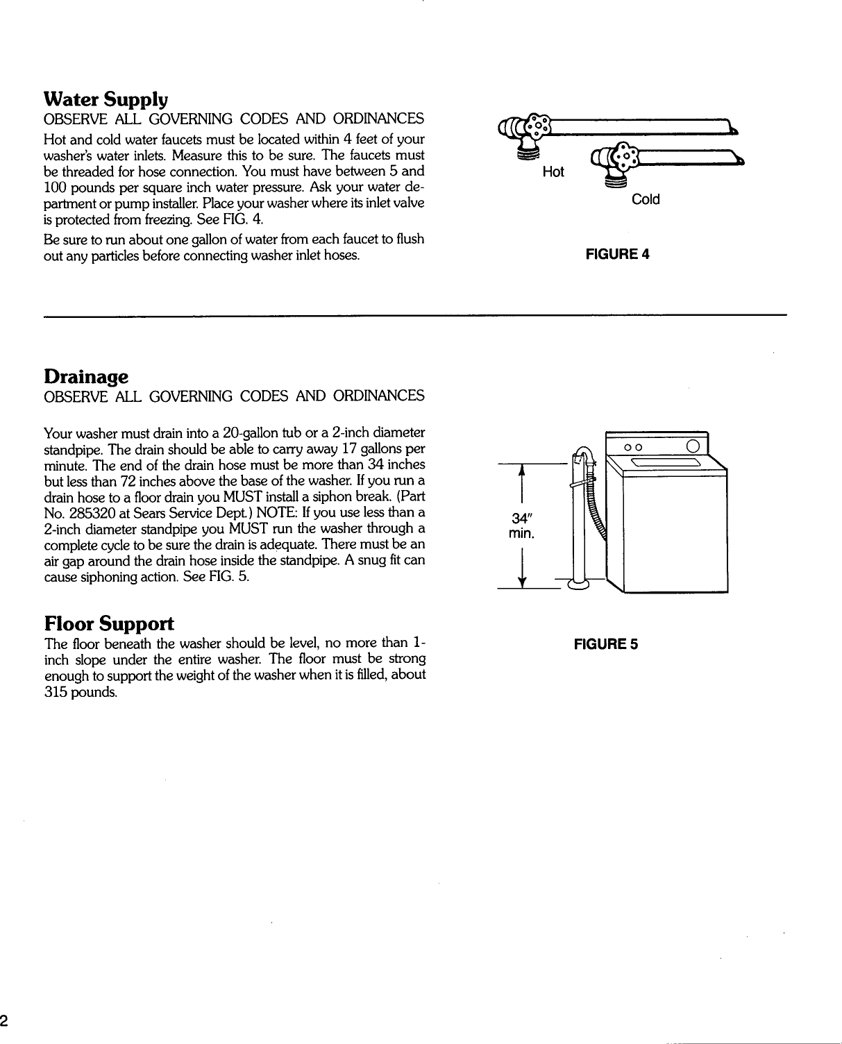 Page 2 of 8 - Kenmore 11092380200 User Manual  WASHER - Manuals And Guides 1506243L