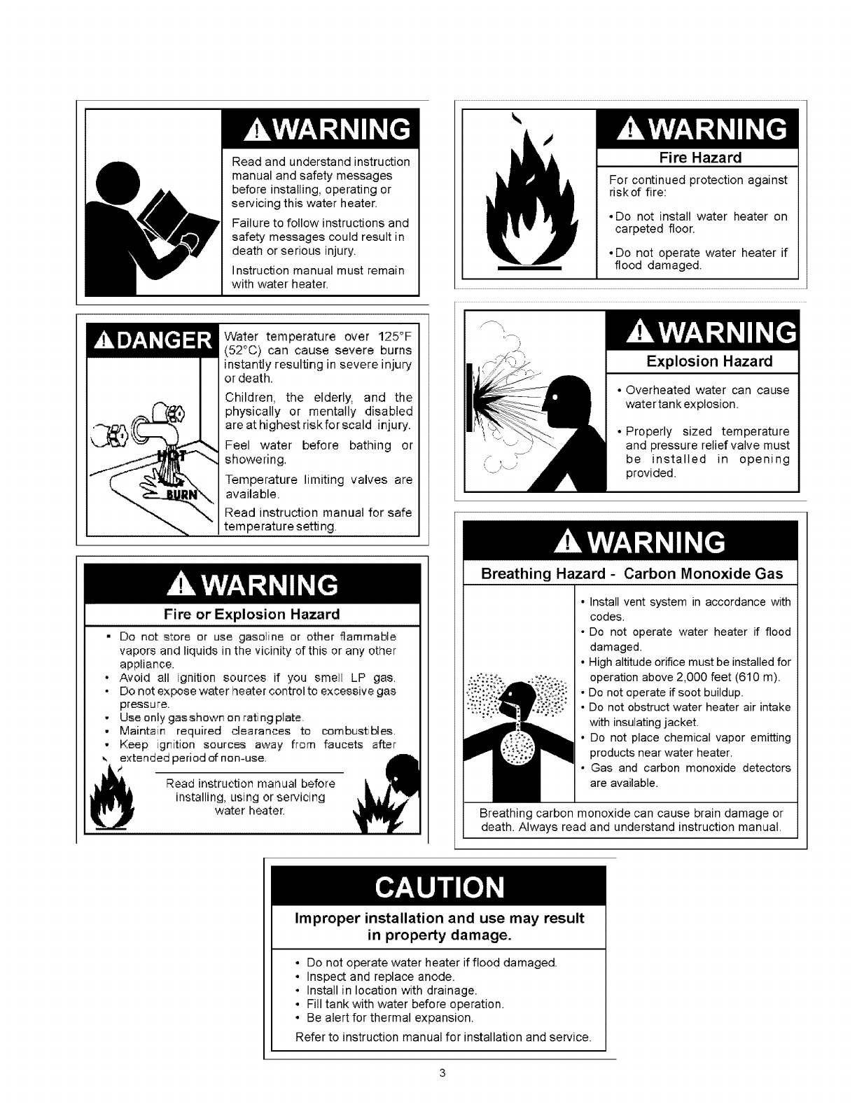 Kenmore 153330200 User Manual GAS WATER HEATER Manuals And Guides 1011610L