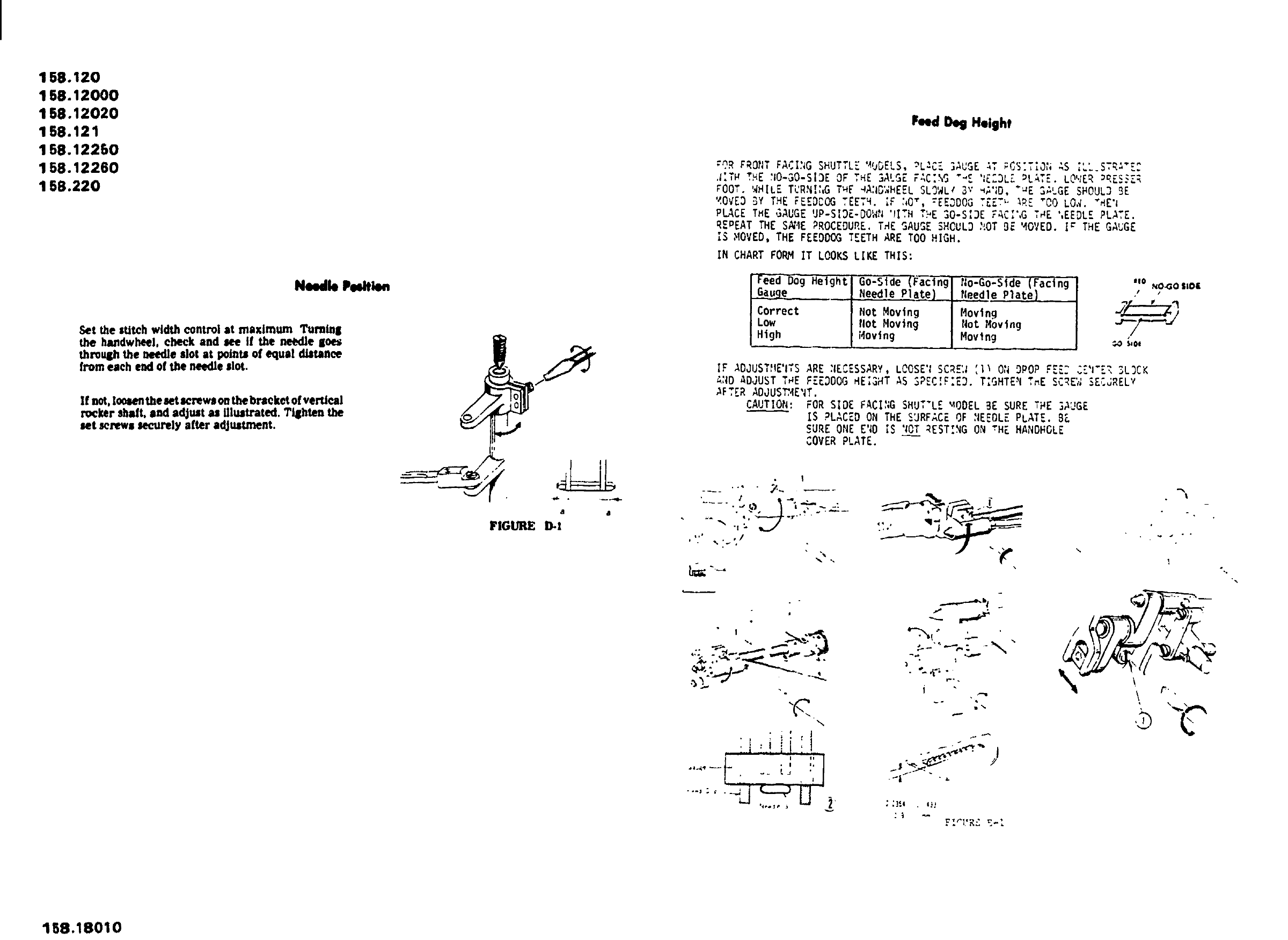 Page 2 of 5 - Kenmore 158120 User Manual  SEWING MACHINE HEADS - Manuals And Guides L9080146