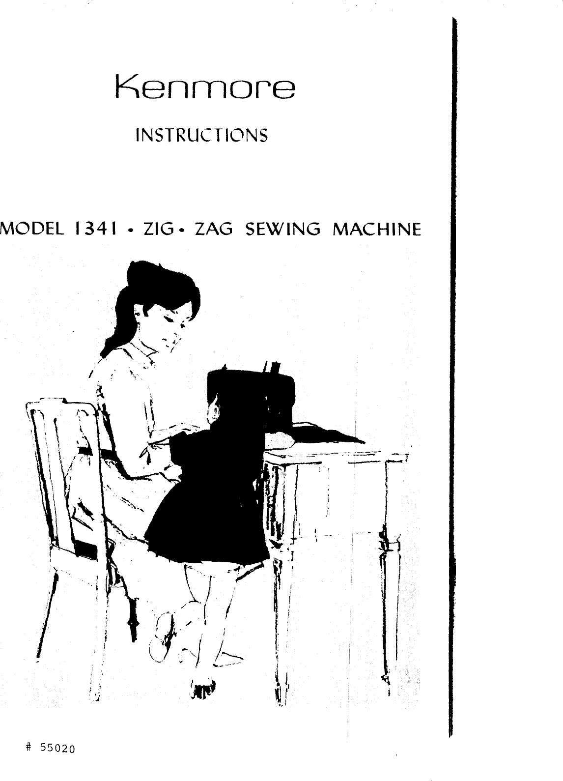 Kenmore 15813414 User Manual SINGER SEWING MACHINE HEAD Manuals And