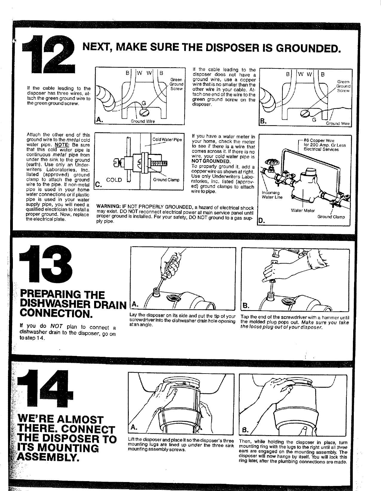 Page 7 of 10 - Kenmore 17560514 User Manual  DISPOSER (IN-SINK-ERATOR) - Manuals And Guides L0712592