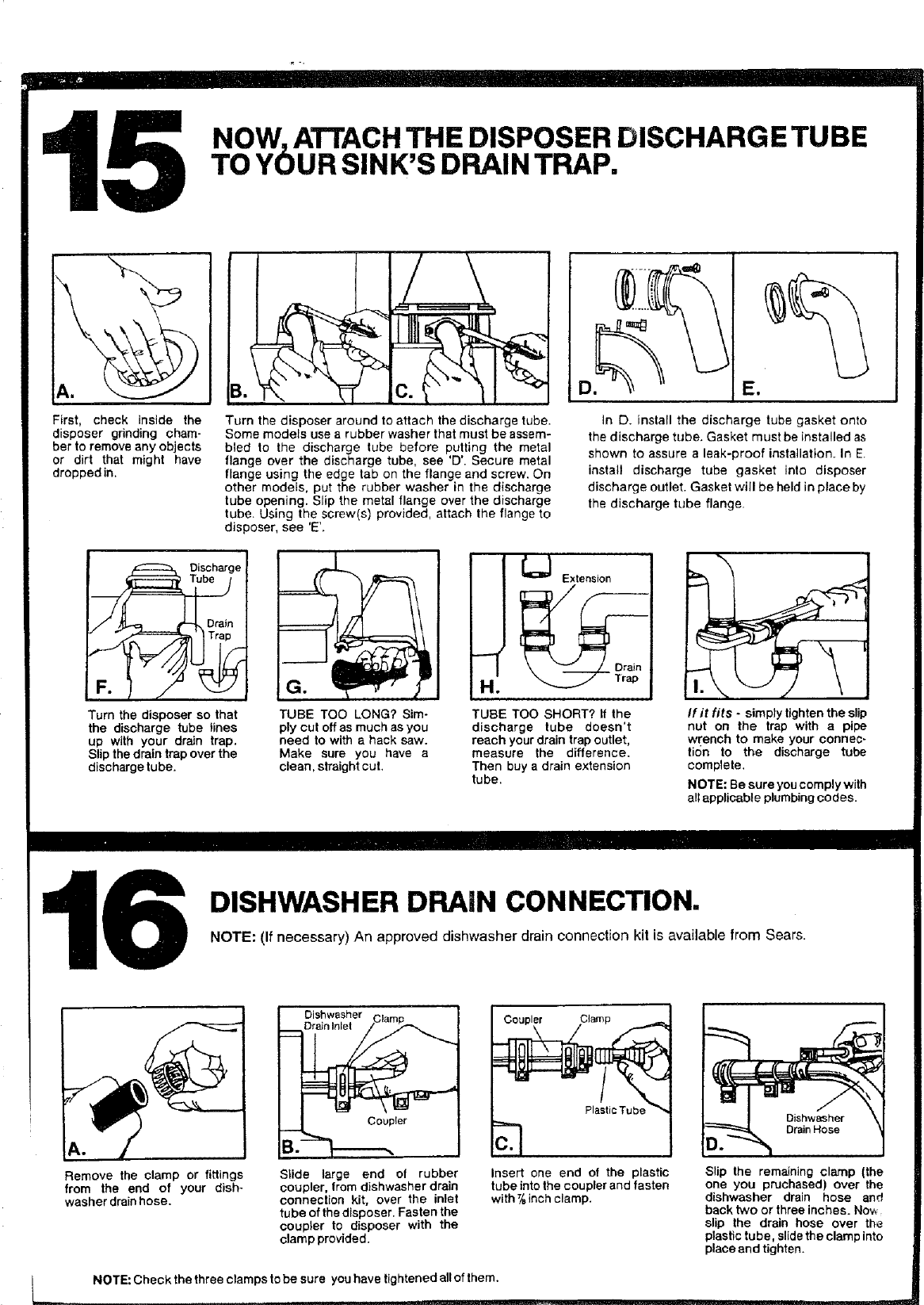 Page 8 of 10 - Kenmore 17560514 User Manual  DISPOSER (IN-SINK-ERATOR) - Manuals And Guides L0712592