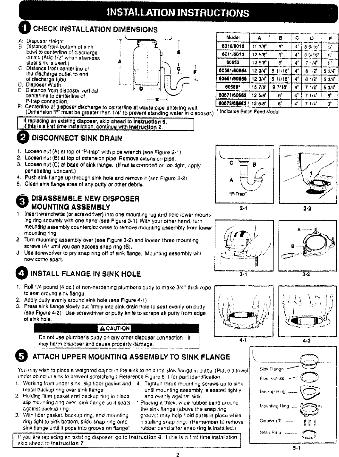 Page 2 of 8 - Kenmore 17560572 User Manual  FOOD WASTE DISPOSER - Manuals And Guides L0709059