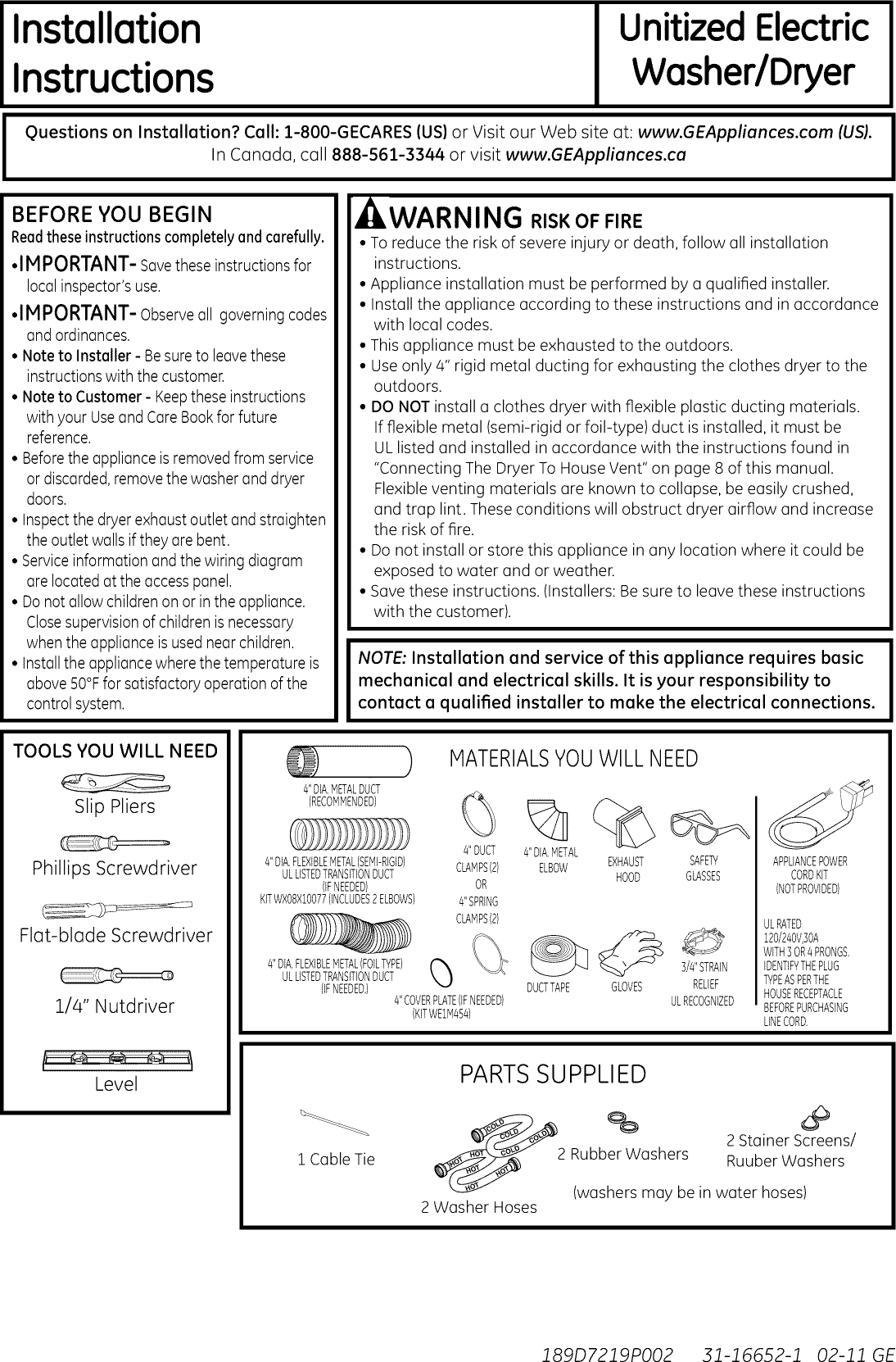 Kenmore 2661532110 User Manual LAUNDRY CENTER Manuals And Guides 1106465L