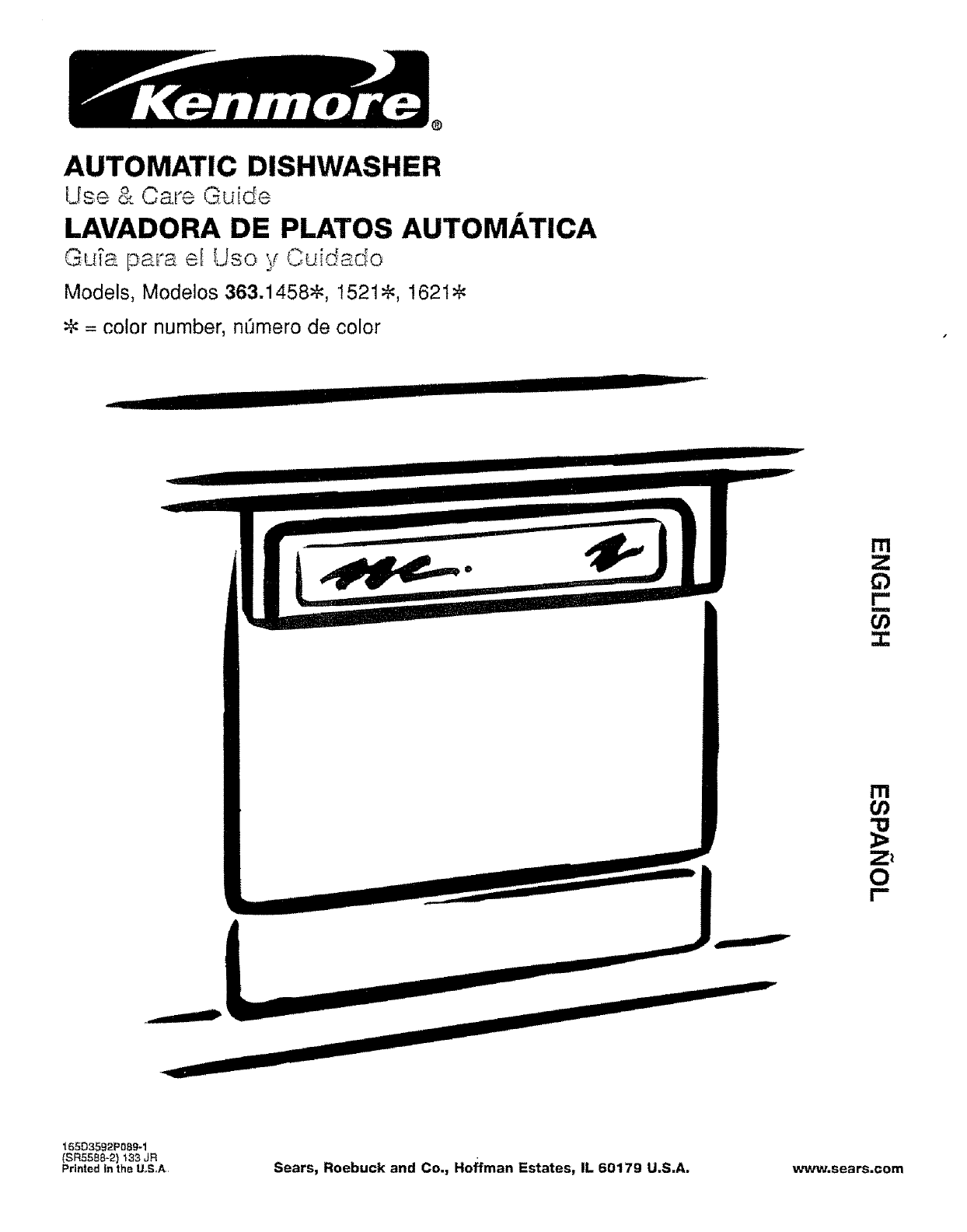 Kenmore 36314582100 User Manual Dishwasher Manuals And