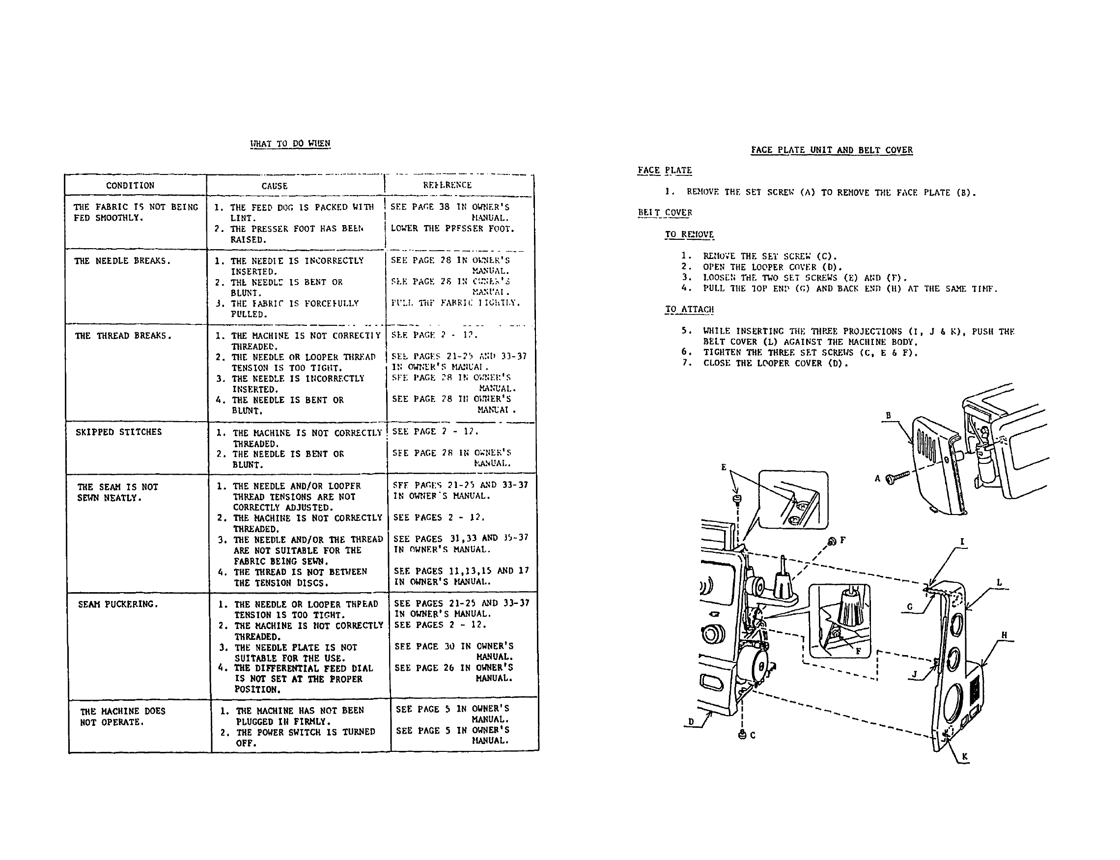 Kenmore User Manual Overlock Sewing Machine Manuals And Guides L