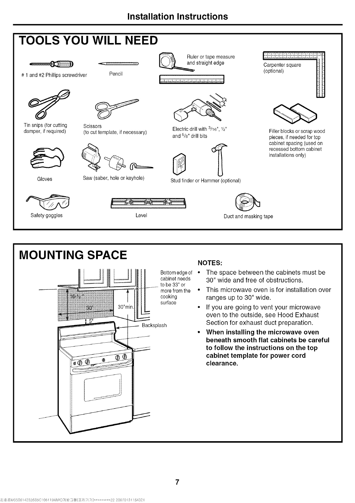 Kenmore 40180082010 User Manual MICROWAVE Manuals And Guides L0709302