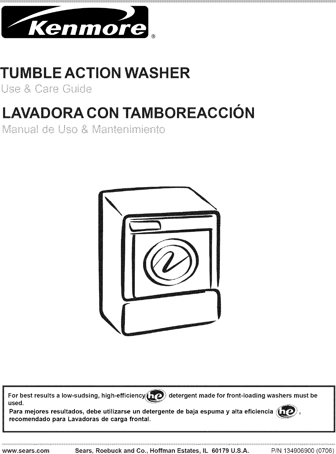 Page 1 of 11 - Kenmore 41748102701 User Manual  WASHER - Manuals And Guides L0709074