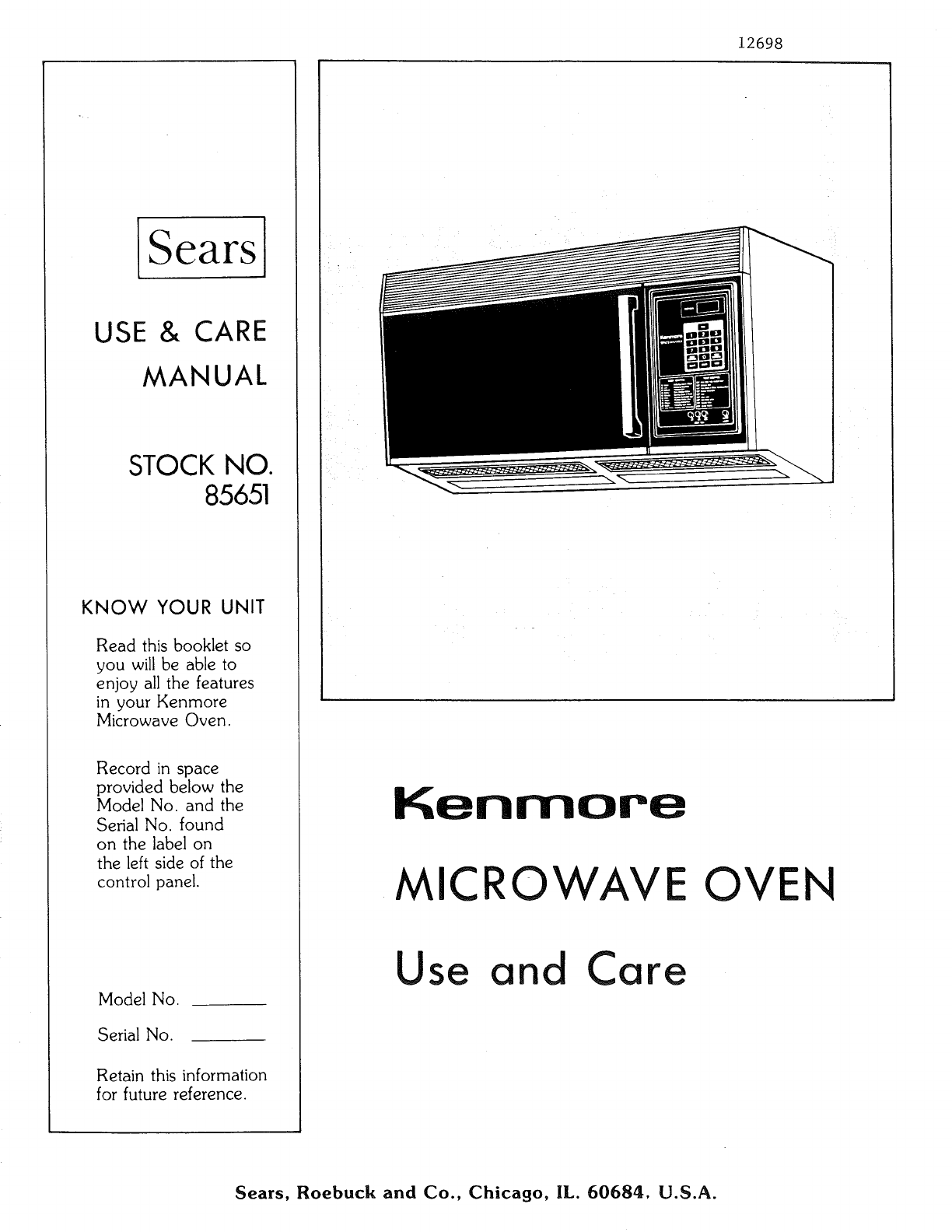 User Manual For Gallery Frigidaire Microwave