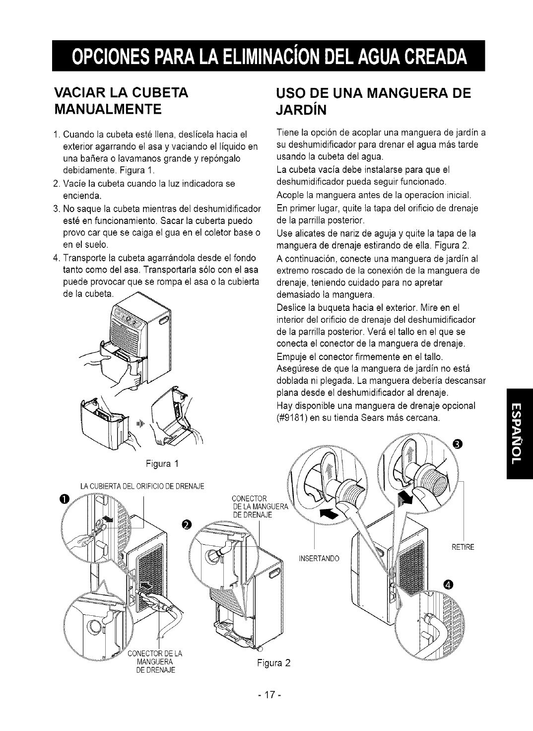 Kenmore 58054351500 User Manual DEHUMIDIFIER Manuals And Guides L0607456