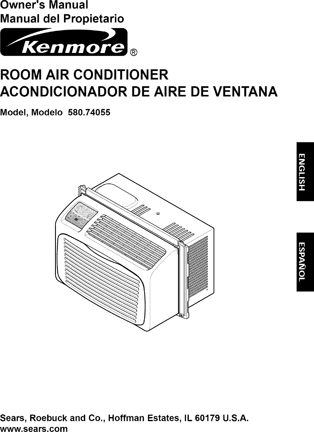 Kenmore 58074055400 User Manual AIR CONDITIONER Manuals And Guides L0406253