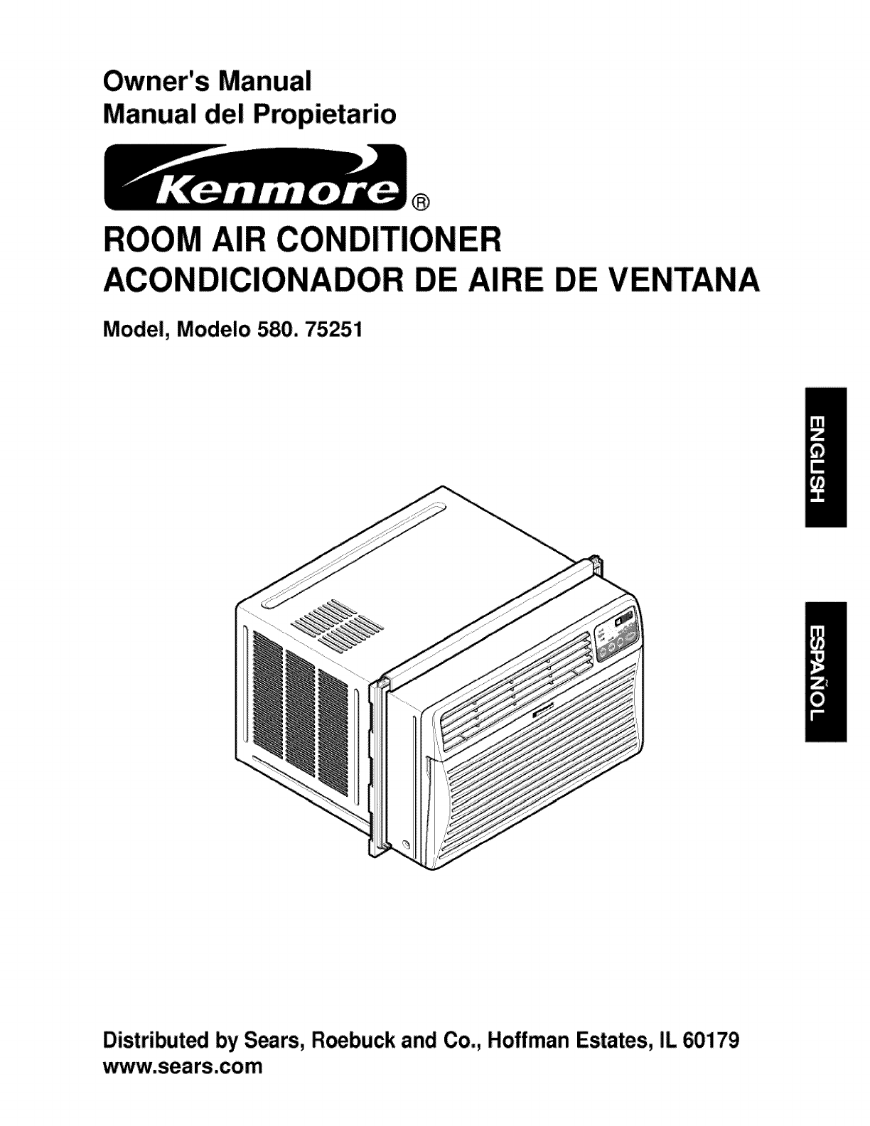 Kenmore 58075251700 User Manual A C Manuals And Guides L1003403