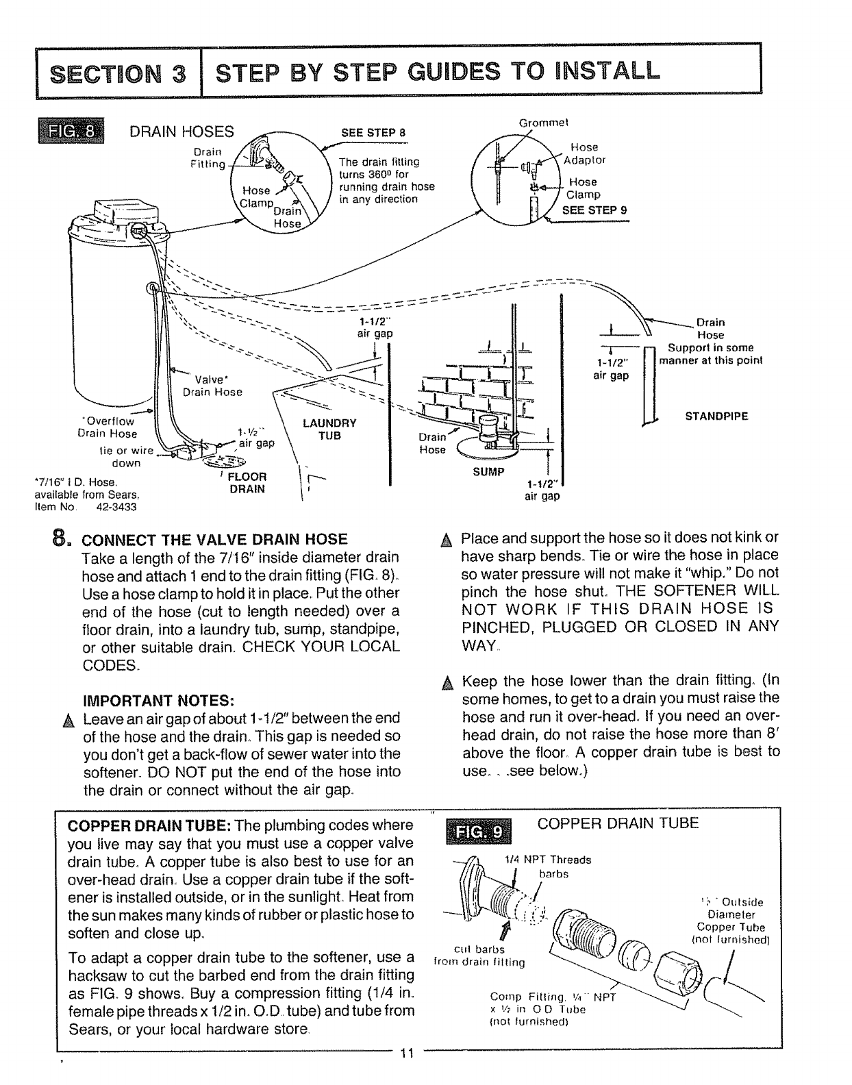 Kenmore 625348832 User Manual WATER SOFTENER Manuals And Guides L0811057