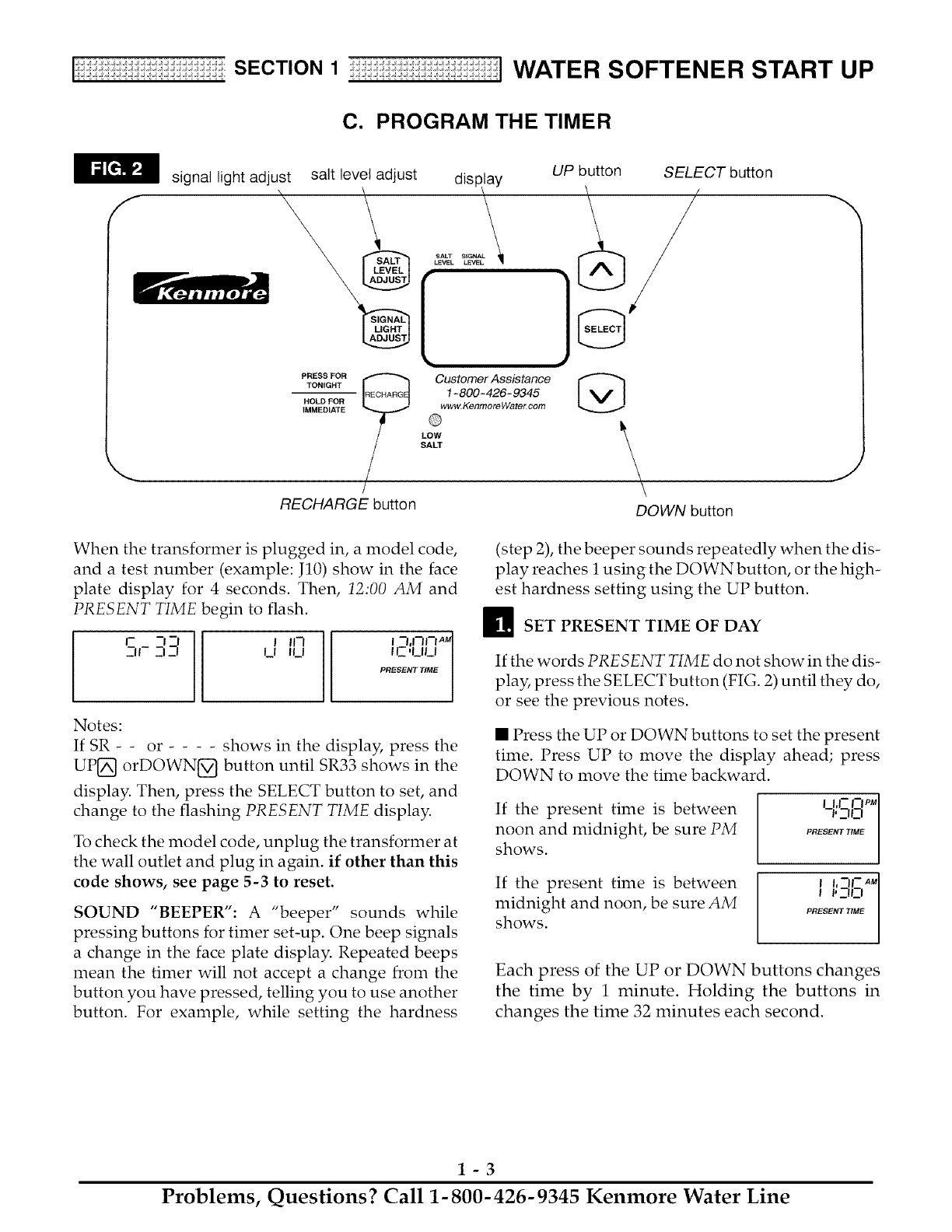 Kenmore 350 Series Water Softener Manual